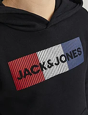 Jack & Jones - JJECORP LOGO SWEAT HOOD JNR - hoodies - black - 5