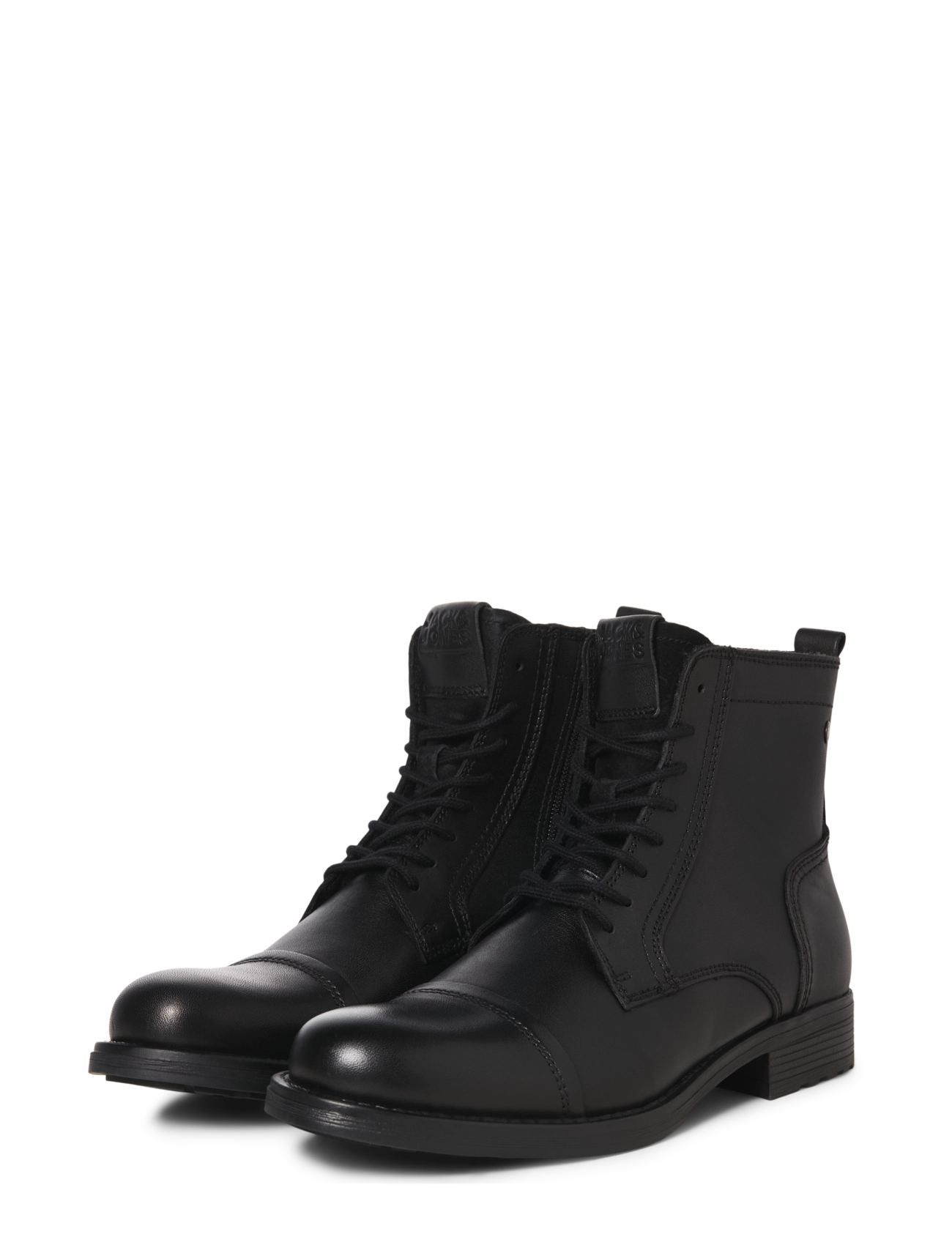 Jack & Jones - JFWRUSSEL LEATHER ANTHRACITE 19 LN - anthracite - 4