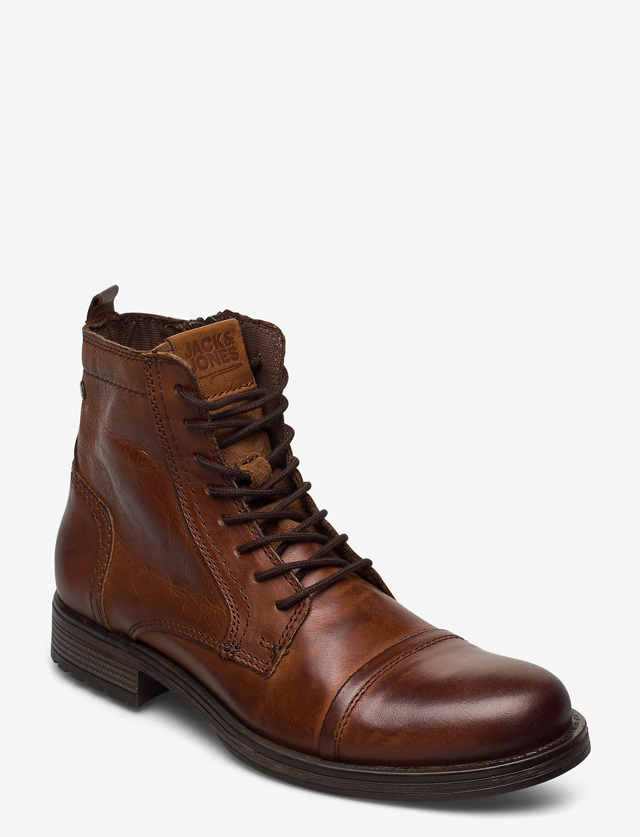 Jack & Jones - JFWRUSSEL LEATHER COGNAC 19 - cognac - 0