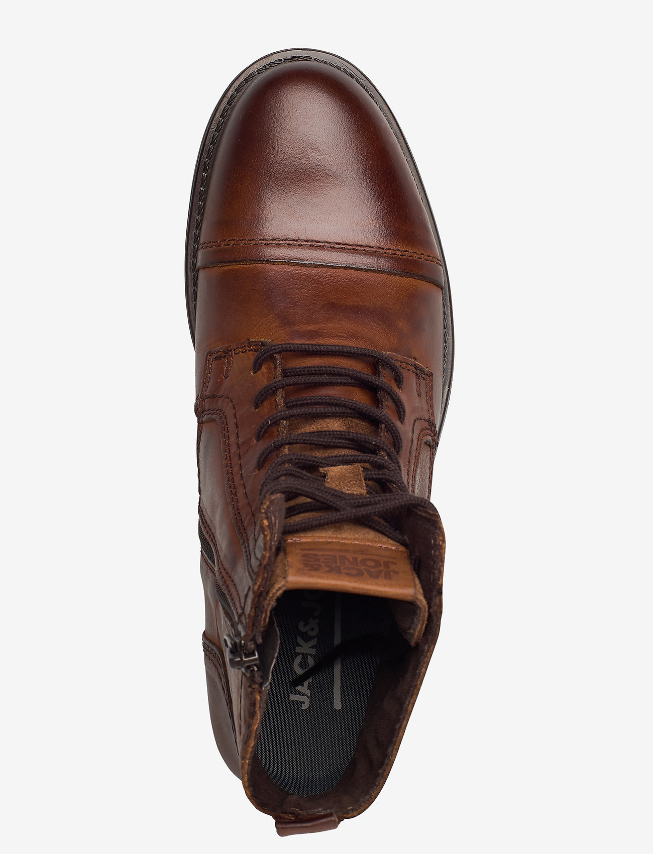 Jack & Jones - JFWRUSSEL LEATHER COGNAC 19 - cognac - 3