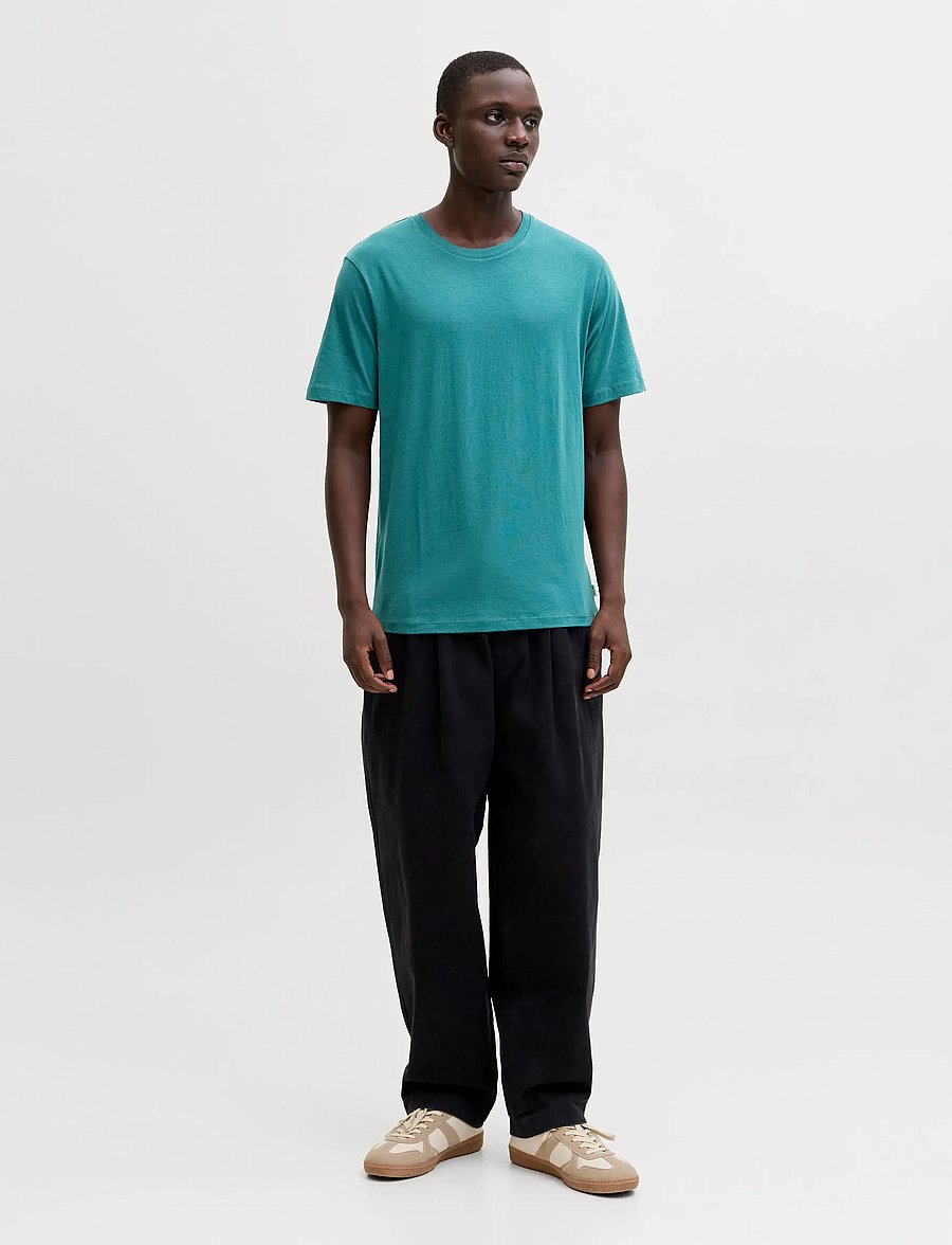 Jack & Jones - JJEORGANIC BASIC TEE SS O-NECK NOOS - kurzärmelig - atlantic deep - 3