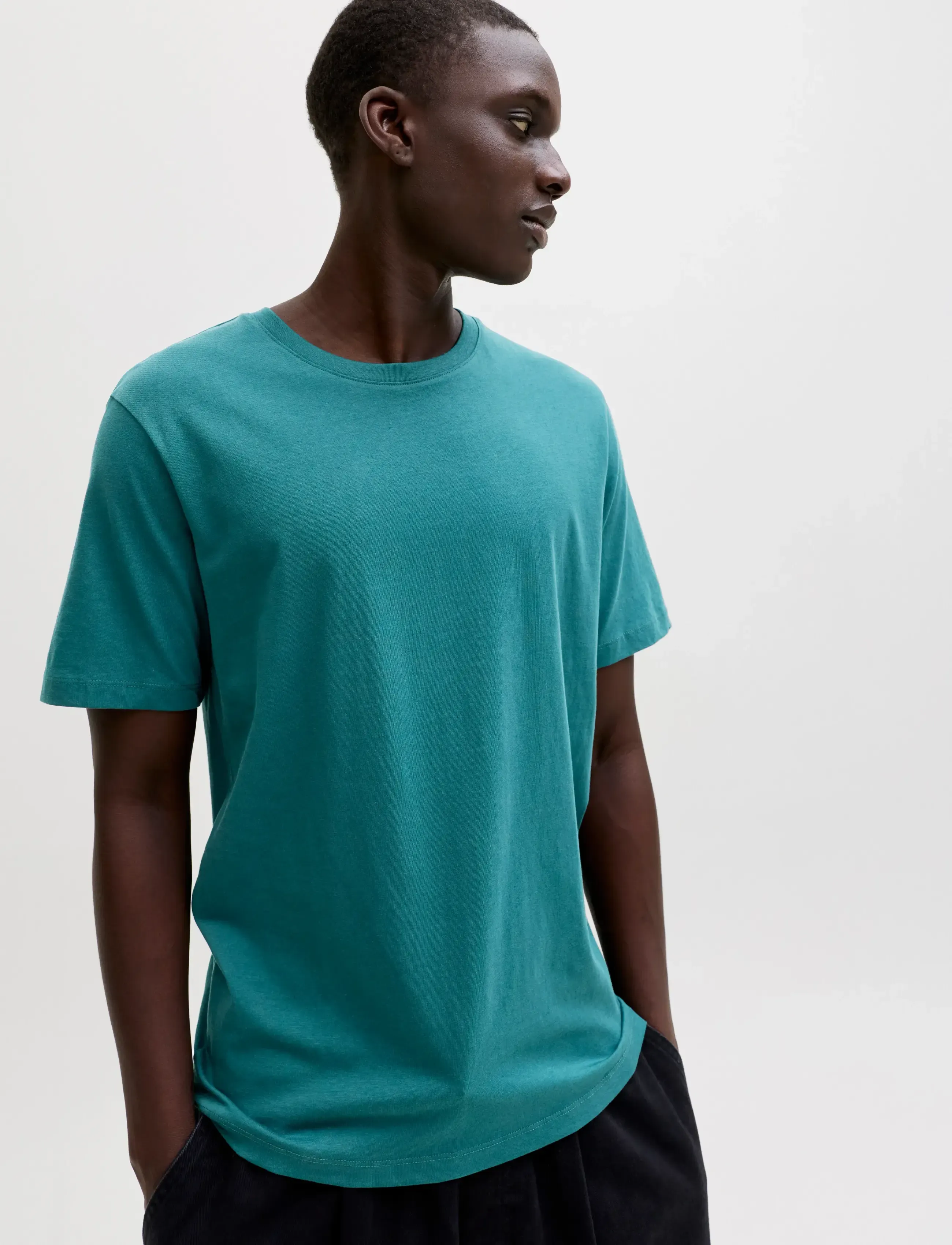 Jack & Jones - JJEORGANIC BASIC TEE SS O-NECK NOOS - lühikeste varrukatega t-särgid - atlantic deep - 5