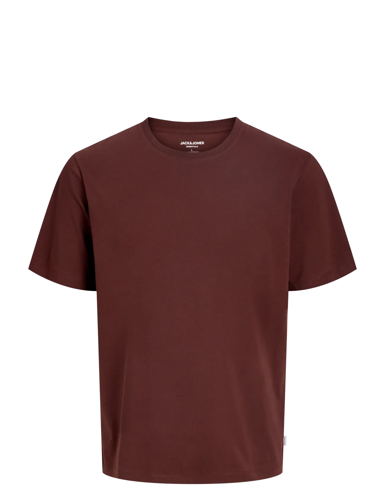 Jack & Jones - JJEORGANIC BASIC TEE SS O-NECK NOOS - lühikeste varrukatega t-särgid - bitter chocolate - 1
