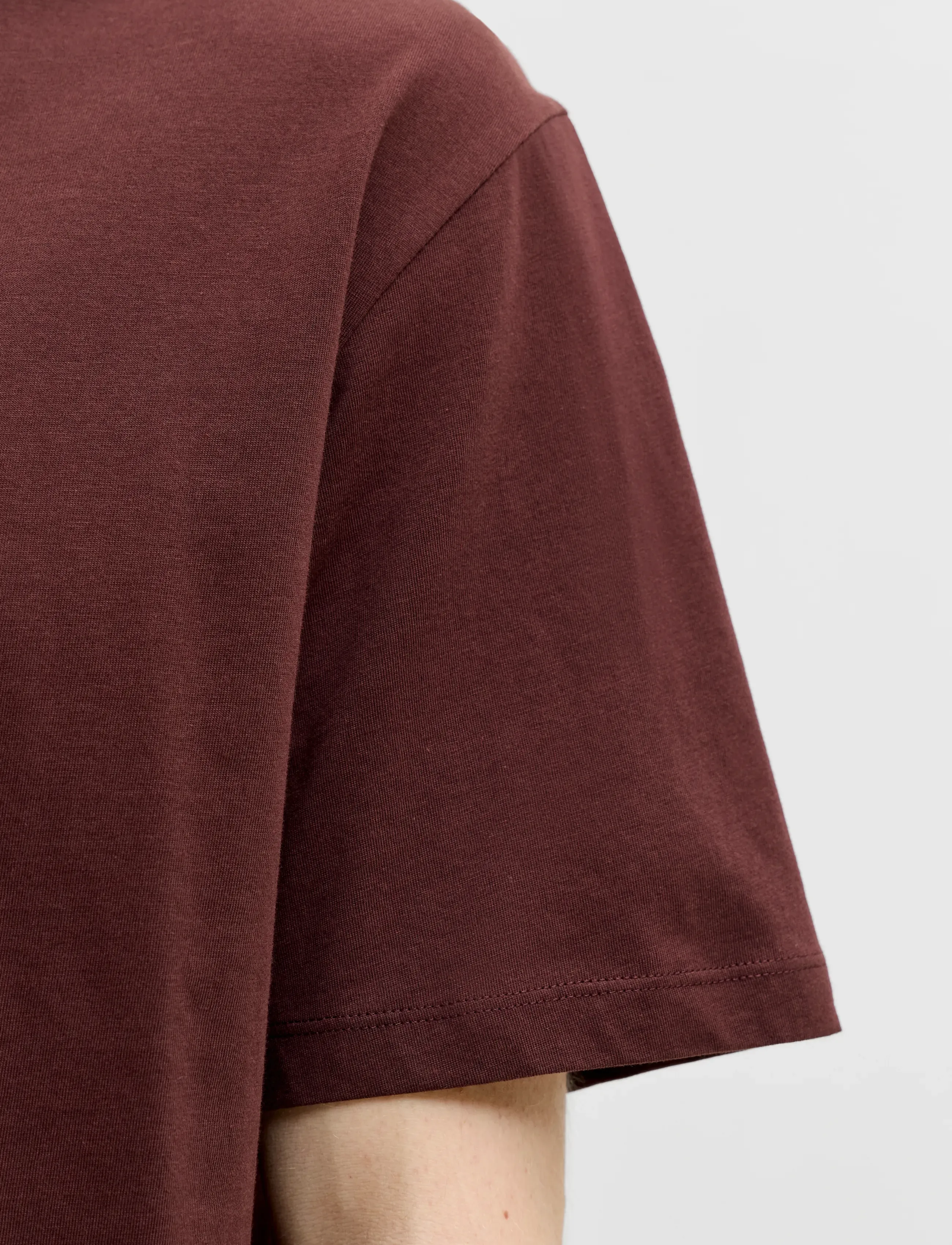 Jack & Jones - JJEORGANIC BASIC TEE SS O-NECK NOOS - lühikeste varrukatega t-särgid - bitter chocolate - 4