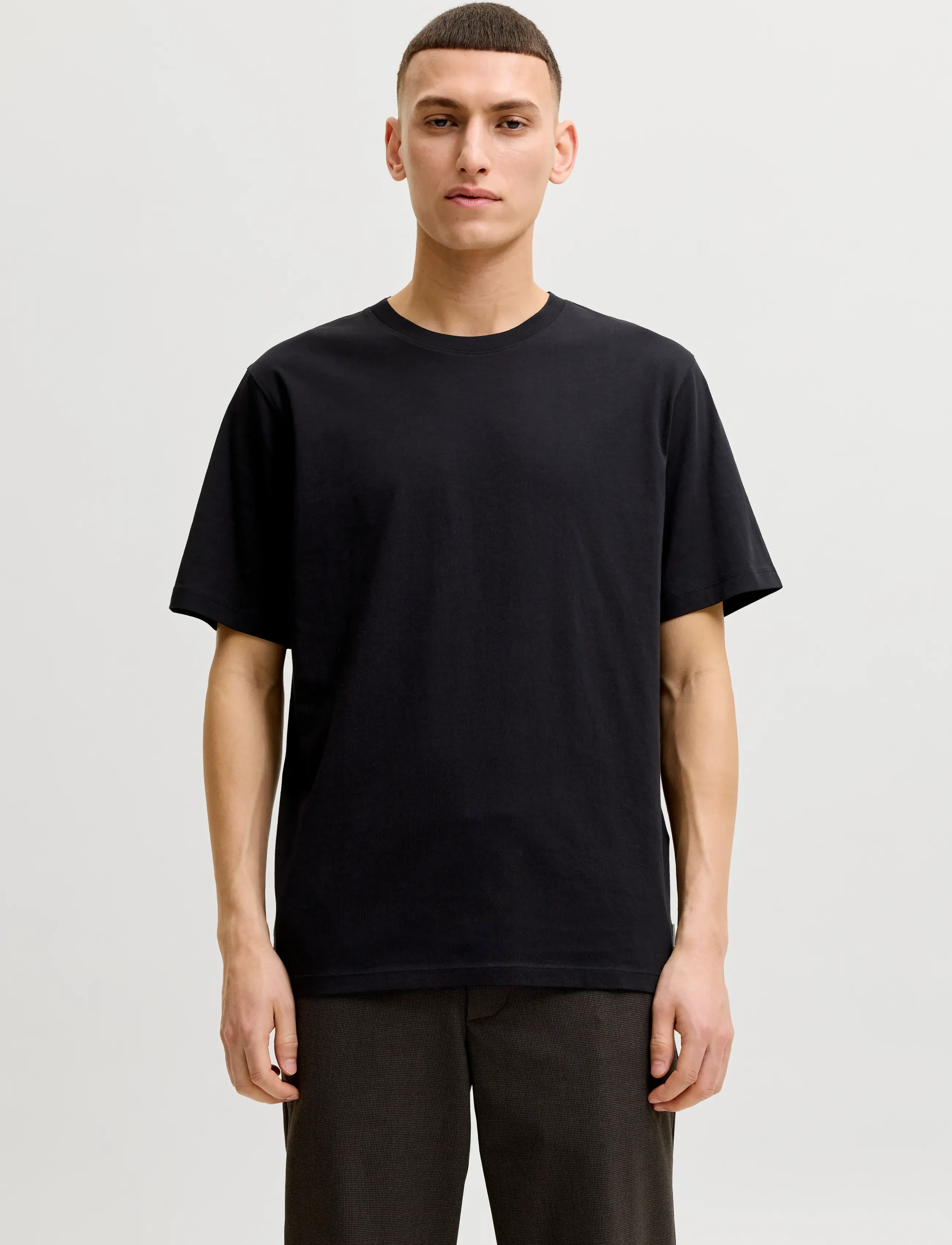 Jack & Jones JJEORGANIC BASIC TEE SS O-NECK NOOS - Erbjudanden - BLACK / black