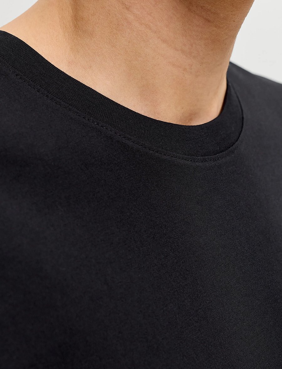 Jack & Jones - JJEORGANIC BASIC TEE SS O-NECK NOOS - kurzärmelig - black - 5