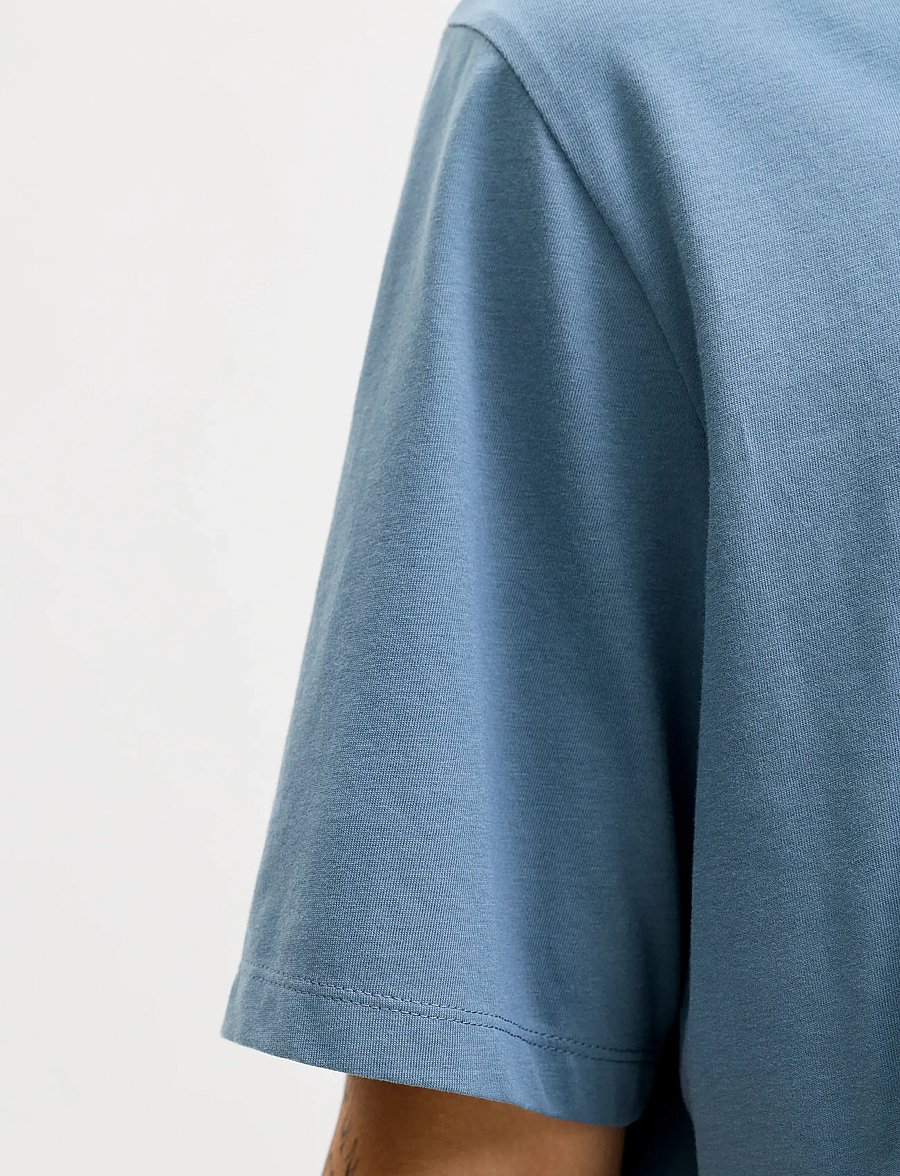 Jack & Jones - JJEORGANIC BASIC TEE SS O-NECK NOOS - kurzärmelig - blue mirage - 5