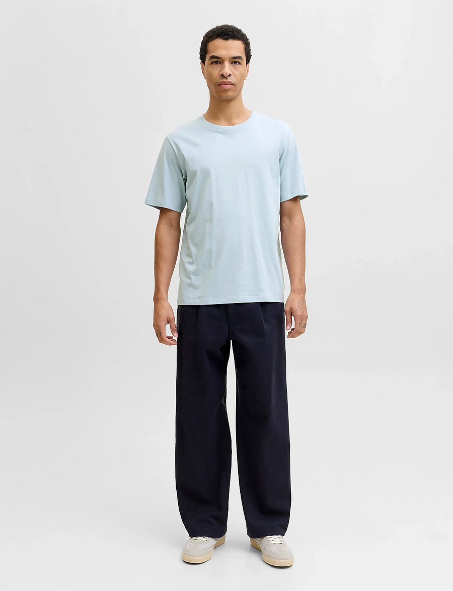 Jack & Jones - JJEORGANIC BASIC TEE SS O-NECK NOOS - kurzärmelig - celestial blue - 4