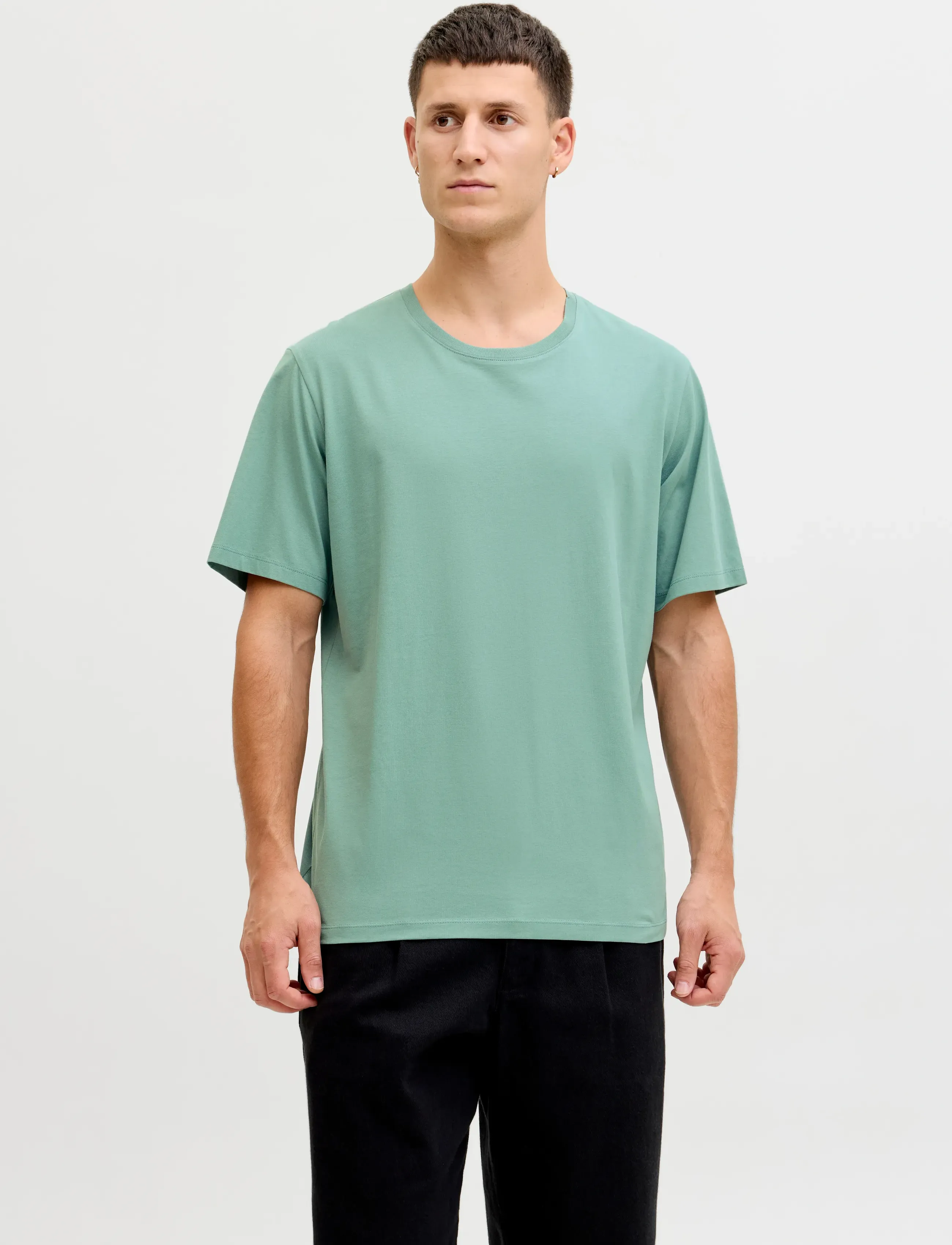 Jack & Jones JJEORGANIC BASIC TEE SS O-NECK NOOS - T-särgid - MINERAL BLUE / blue