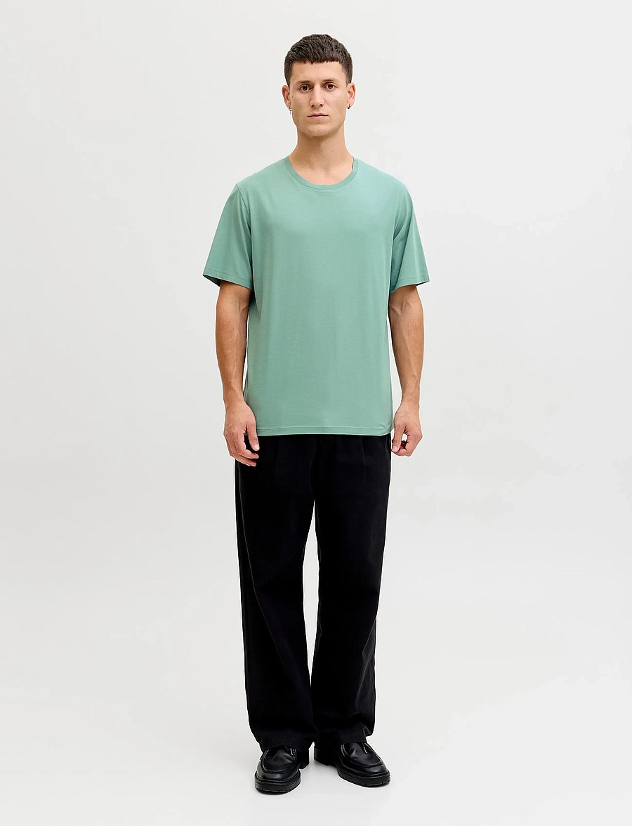 Jack & Jones - JJEORGANIC BASIC TEE SS O-NECK NOOS - kurzärmelig - mineral blue - 3