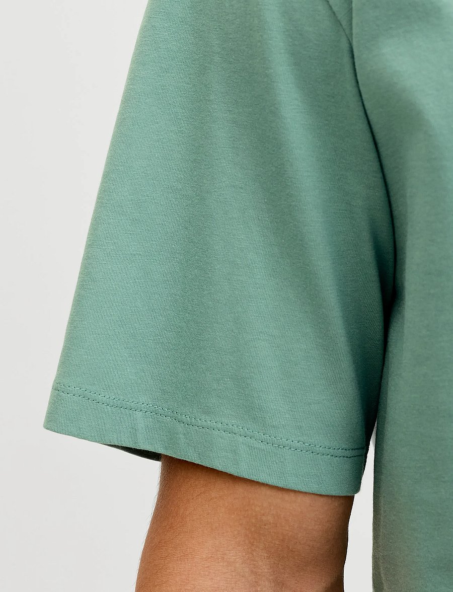 Jack & Jones - JJEORGANIC BASIC TEE SS O-NECK NOOS - kurzärmelig - mineral blue - 4