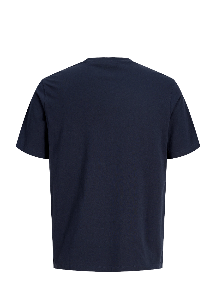 Jack & Jones - JJEORGANIC BASIC TEE SS O-NECK NOOS - kurzärmelige t-shirts - navy blazer - 2