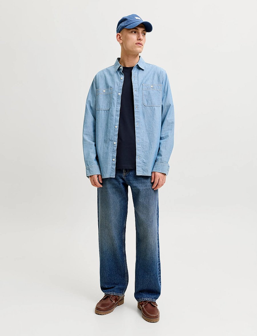 Jack & Jones - JJEORGANIC BASIC TEE SS O-NECK NOOS - kurzärmelig - navy blazer - 4