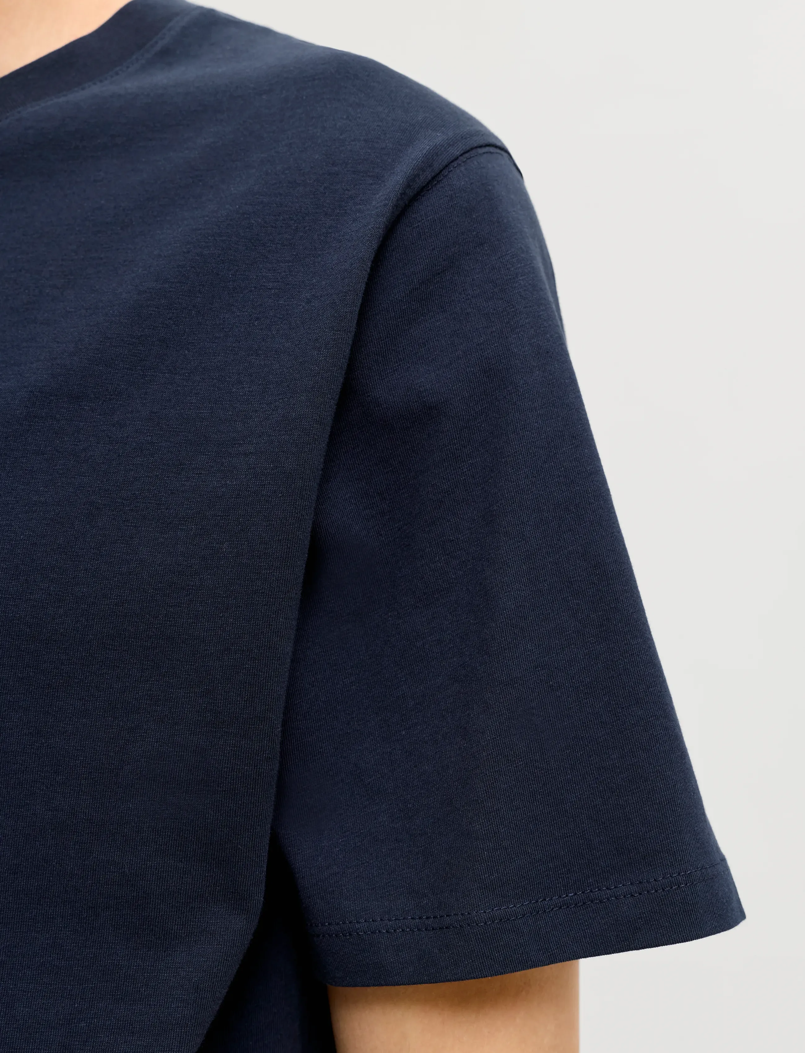 Jack & Jones - JJEORGANIC BASIC TEE SS O-NECK NOOS - short-sleeved t-shirts - navy blazer - 5