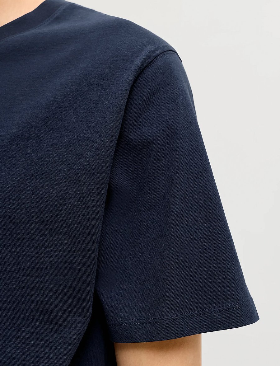Jack & Jones - JJEORGANIC BASIC TEE SS O-NECK NOOS - kurzärmelig - navy blazer - 5