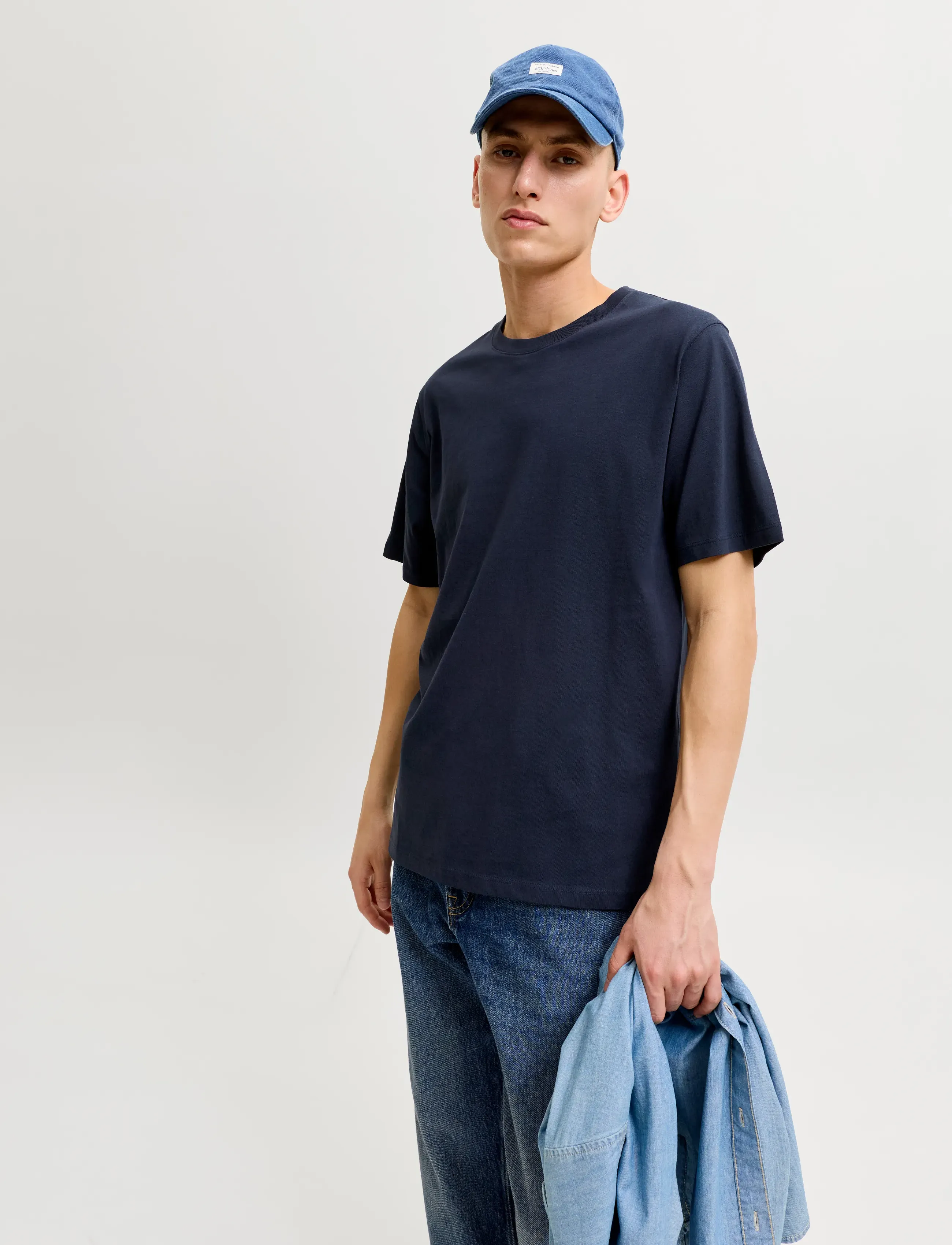 JACK & JONES Jjeorganic Basic Tee Ss O-Neck Noos t-shirts - bas herr – bild 5