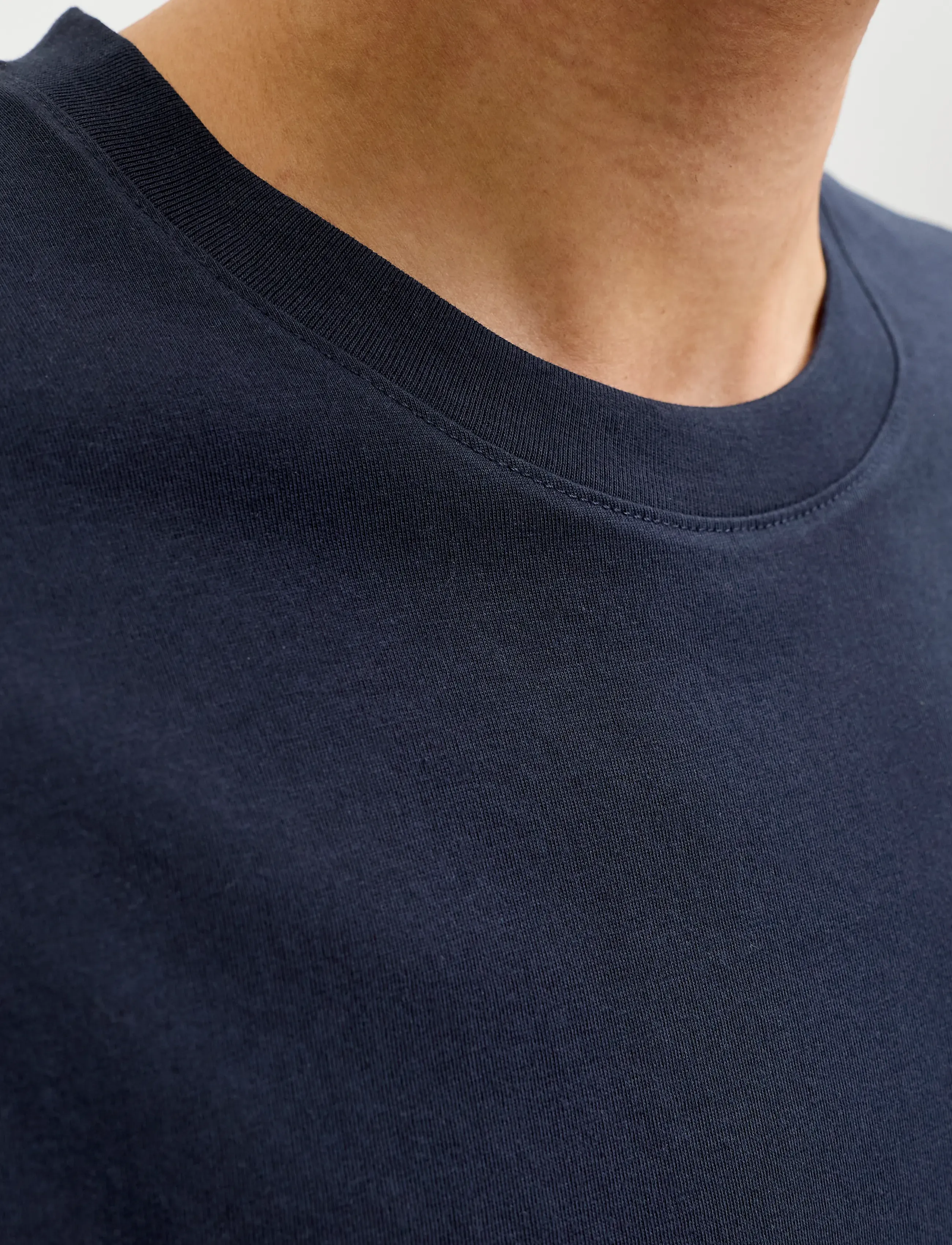 JACK & JONES Jjeorganic Basic Tee Ss O-Neck Noos t-shirts - bas herr – bild 6