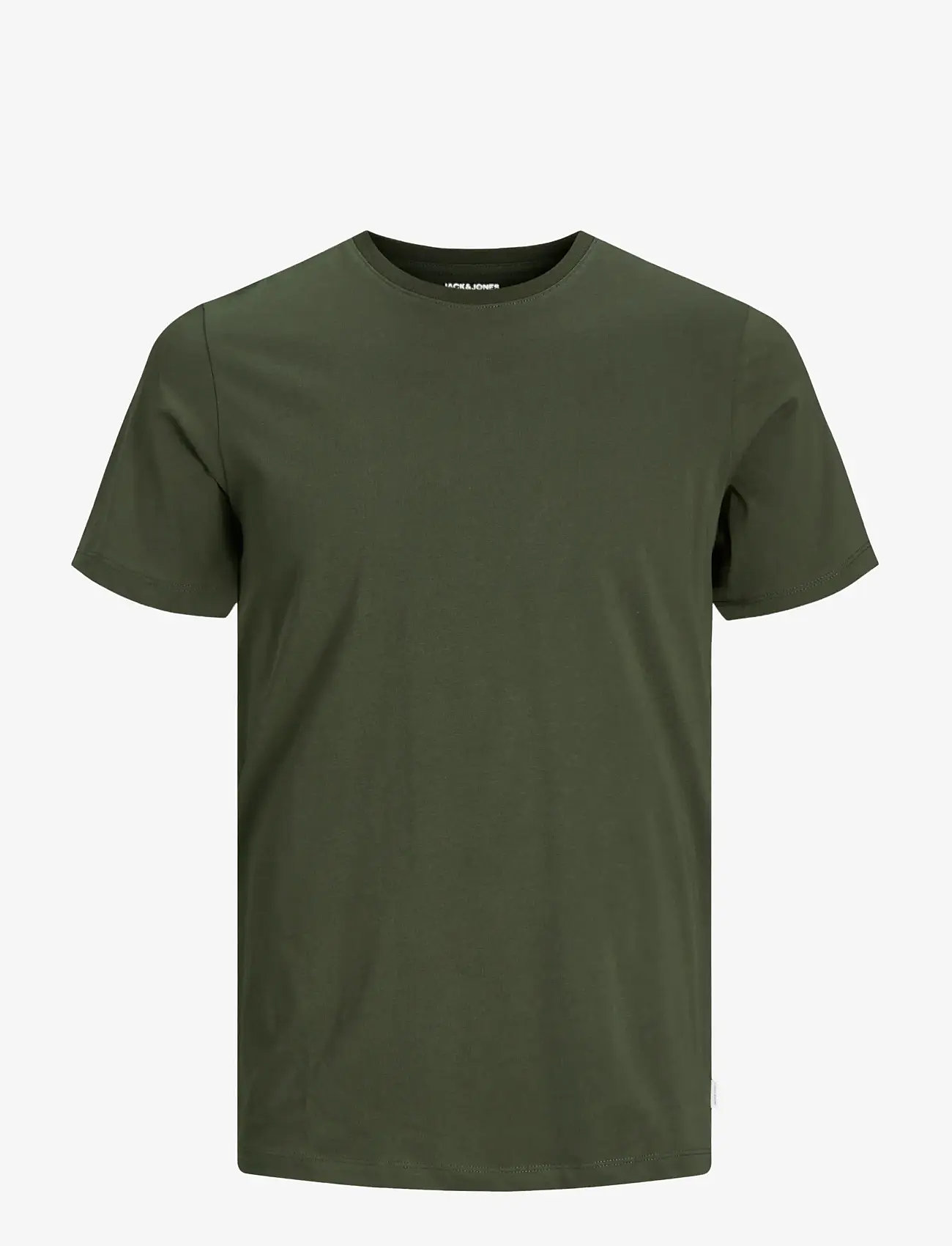 Jack & Jones - JJEORGANIC BASIC TEE SS O-NECK NOOS - short-sleeved t-shirts - olive night - 1