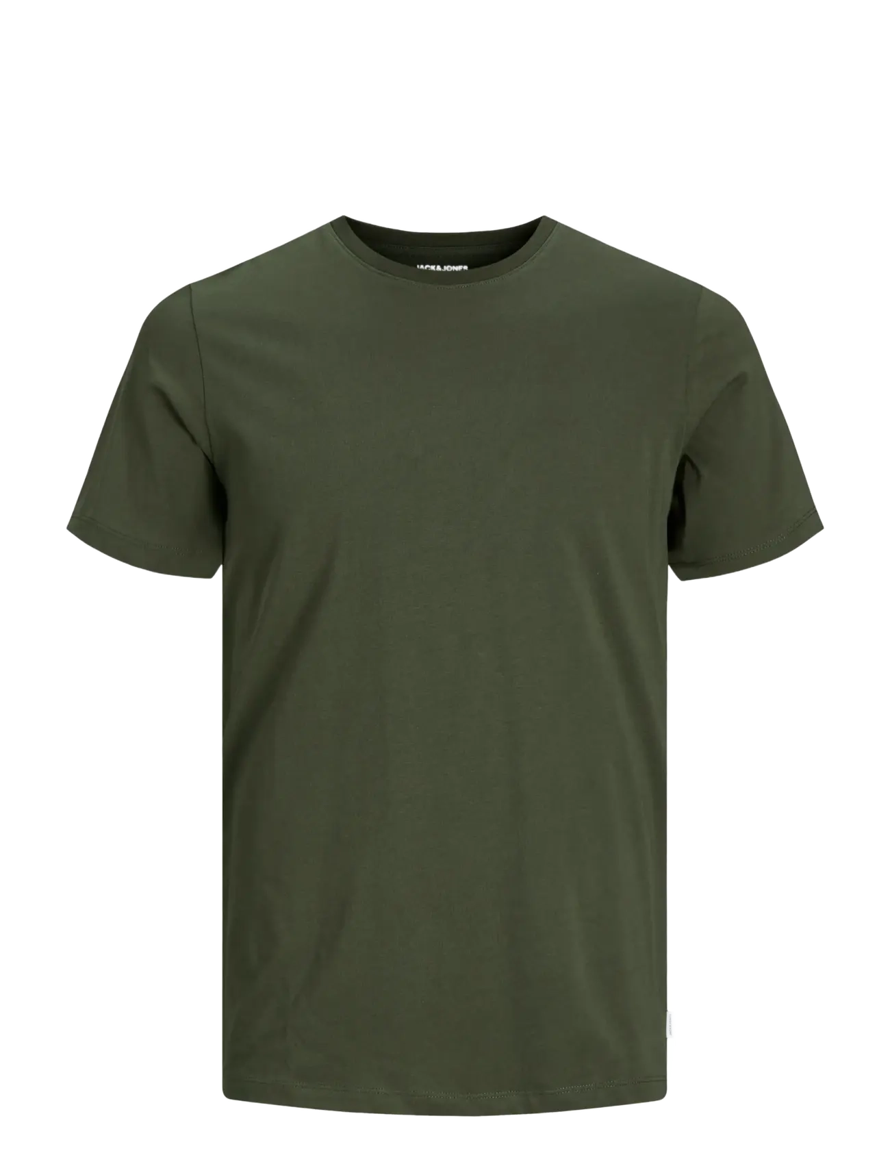 Jack & Jones JJEORGANIC BASIC TEE SS O-NECK NOOS - Basic T-Shirts - OLIVE NIGHT / green