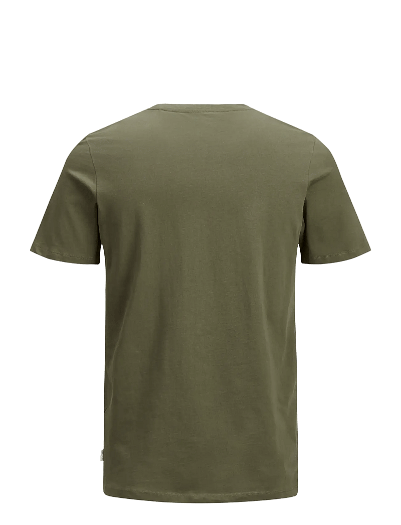 Jack & Jones - JJEORGANIC BASIC TEE SS O-NECK NOOS - short-sleeved t-shirts - olive night - 2