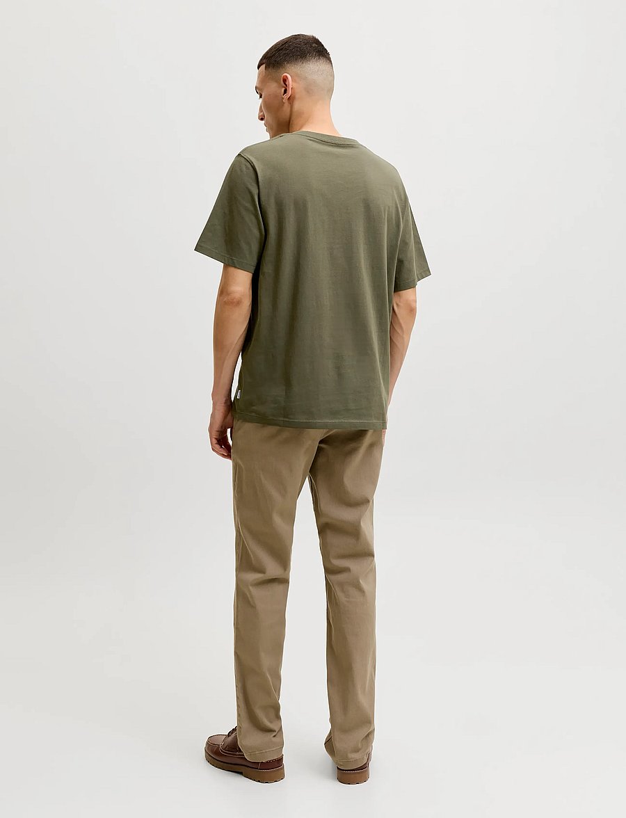 Jack & Jones - JJEORGANIC BASIC TEE SS O-NECK NOOS - kurzärmelig - olive night - 3