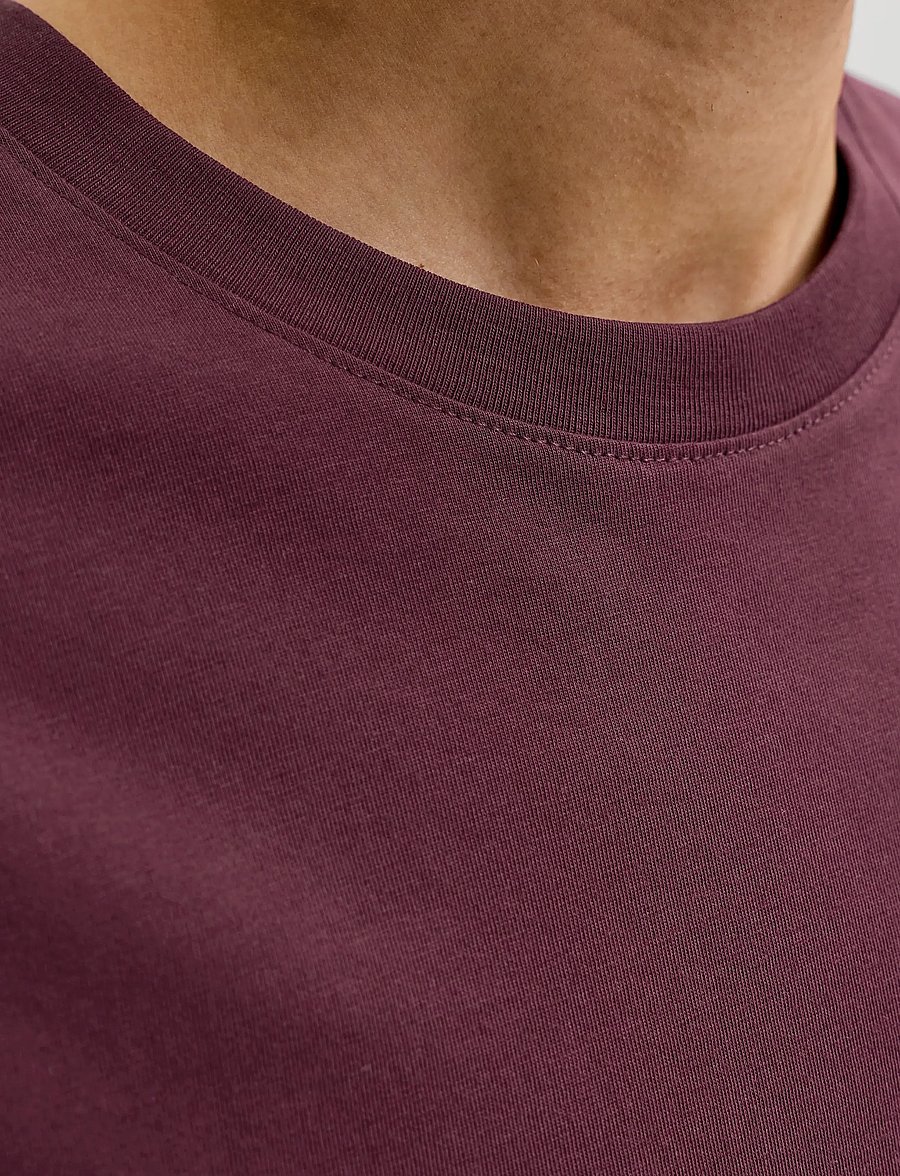 Jack & Jones - JJEORGANIC BASIC TEE SS O-NECK NOOS - kurzärmelig - port royale - 5