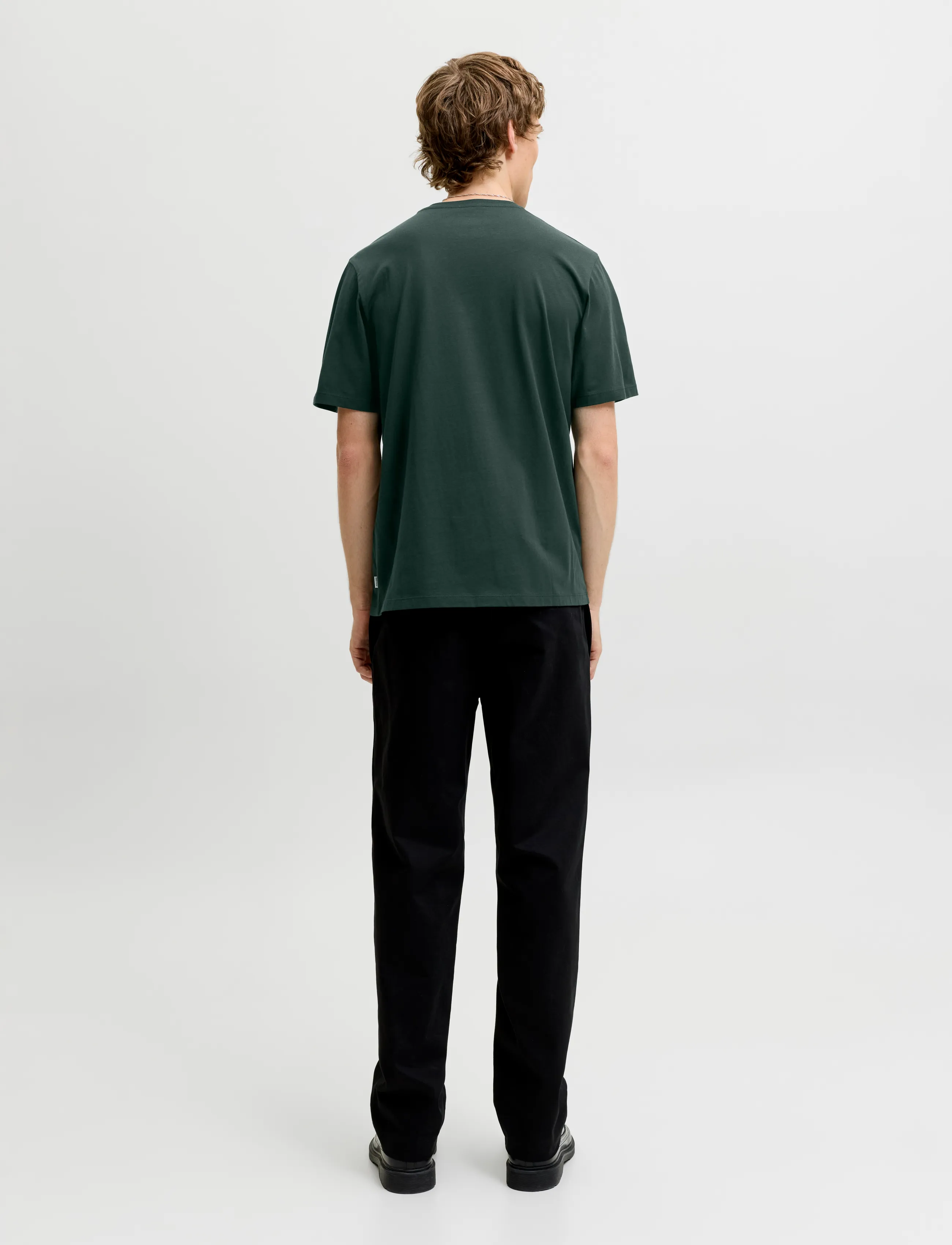 Jack & Jones - JJEORGANIC BASIC TEE SS O-NECK NOOS - kortärmade t-shirts - scarab - 2