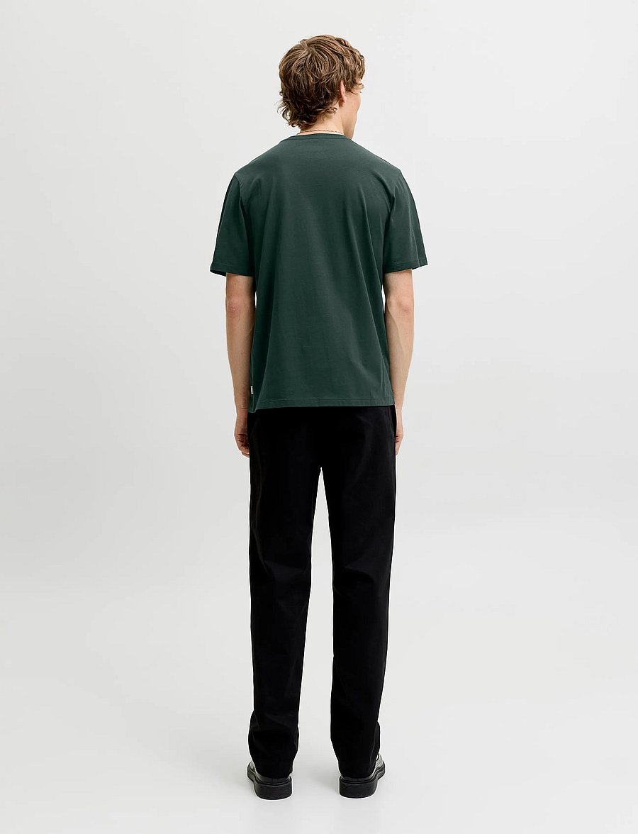 Jack & Jones - JJEORGANIC BASIC TEE SS O-NECK NOOS - kurzärmelige t-shirts - scarab - 2