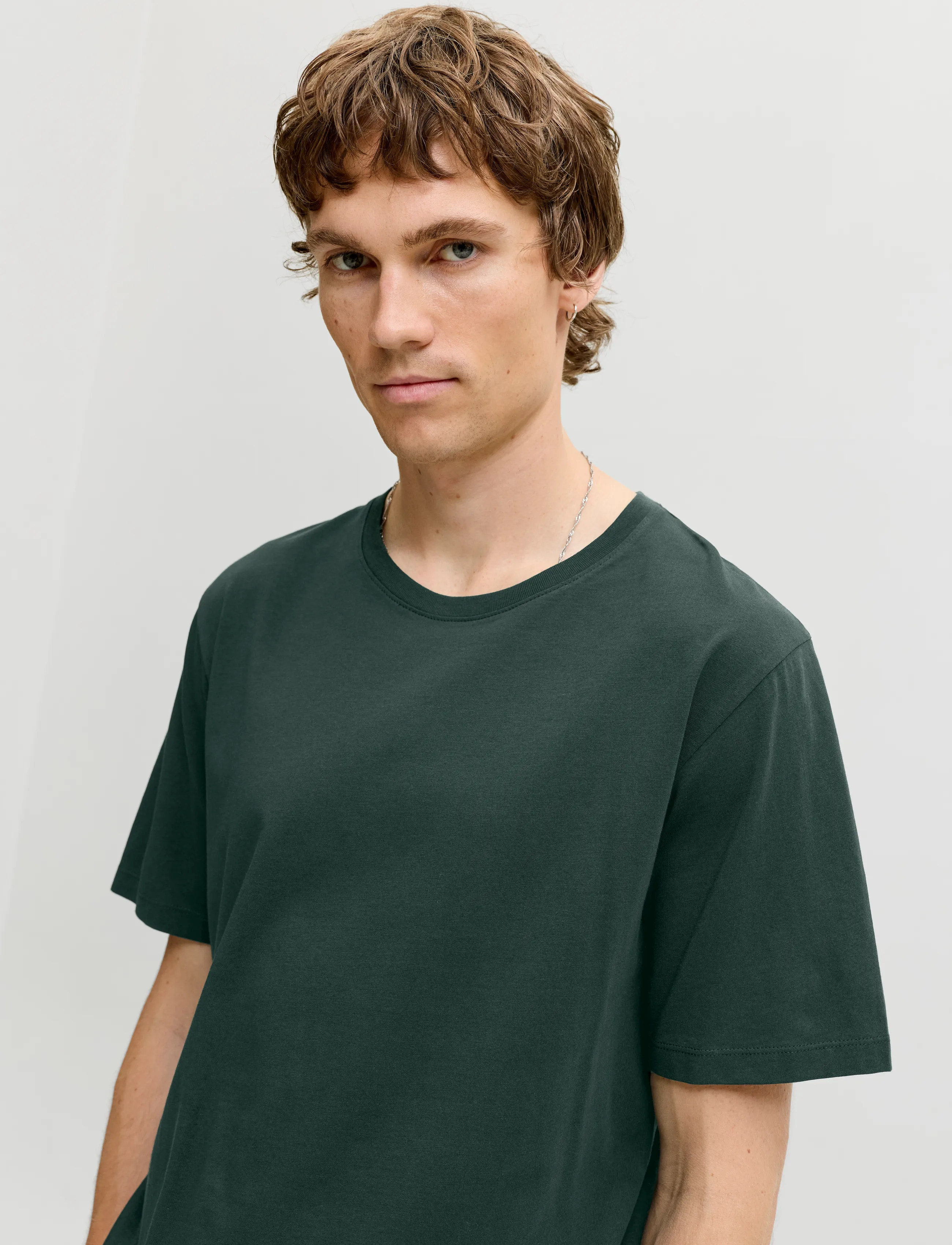 Jack & Jones - JJEORGANIC BASIC TEE SS O-NECK NOOS - kortärmade t-shirts - scarab - 4