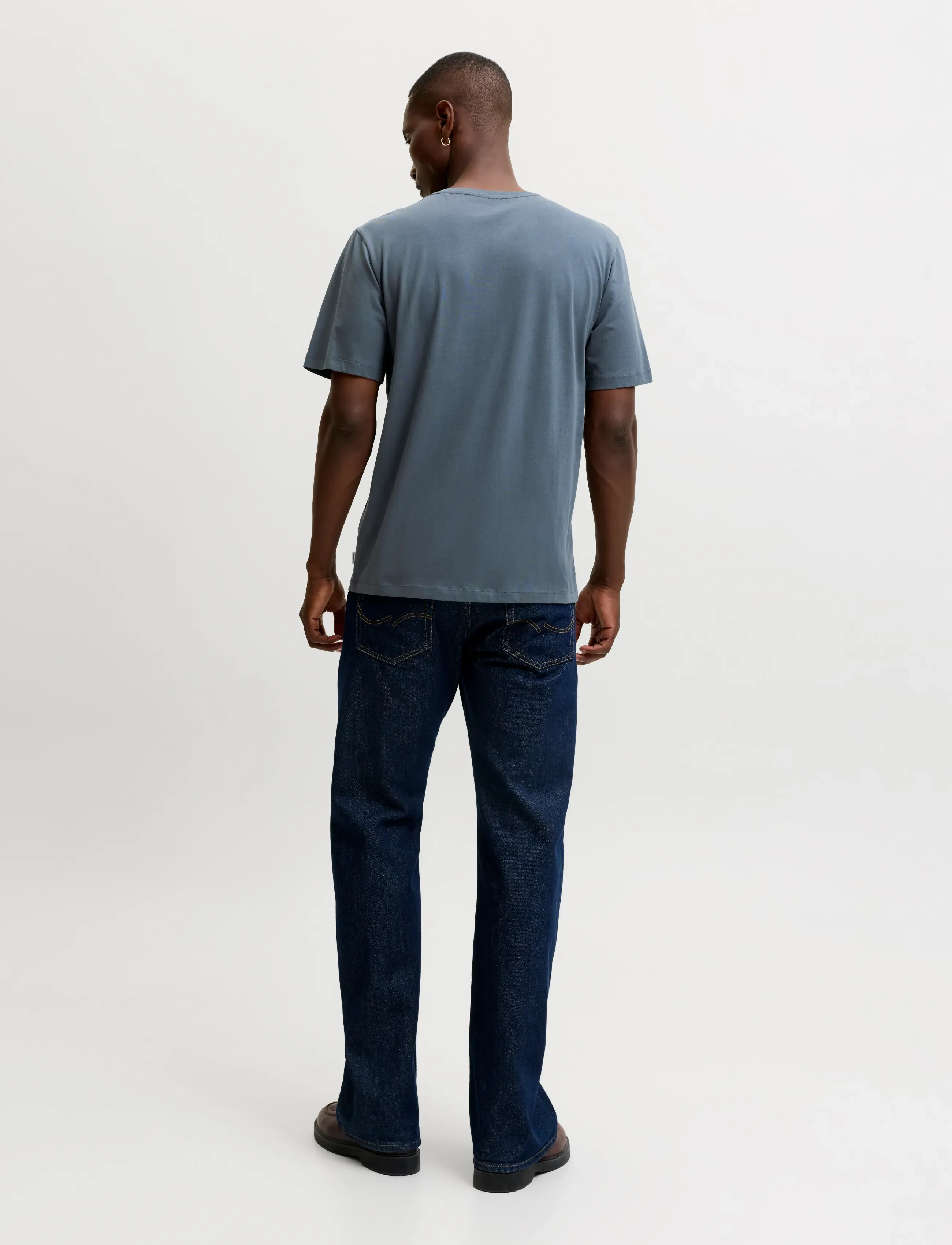 Jack & Jones - JJEORGANIC BASIC TEE SS O-NECK NOOS - lühikeste varrukatega t-särgid - turbulence - 2