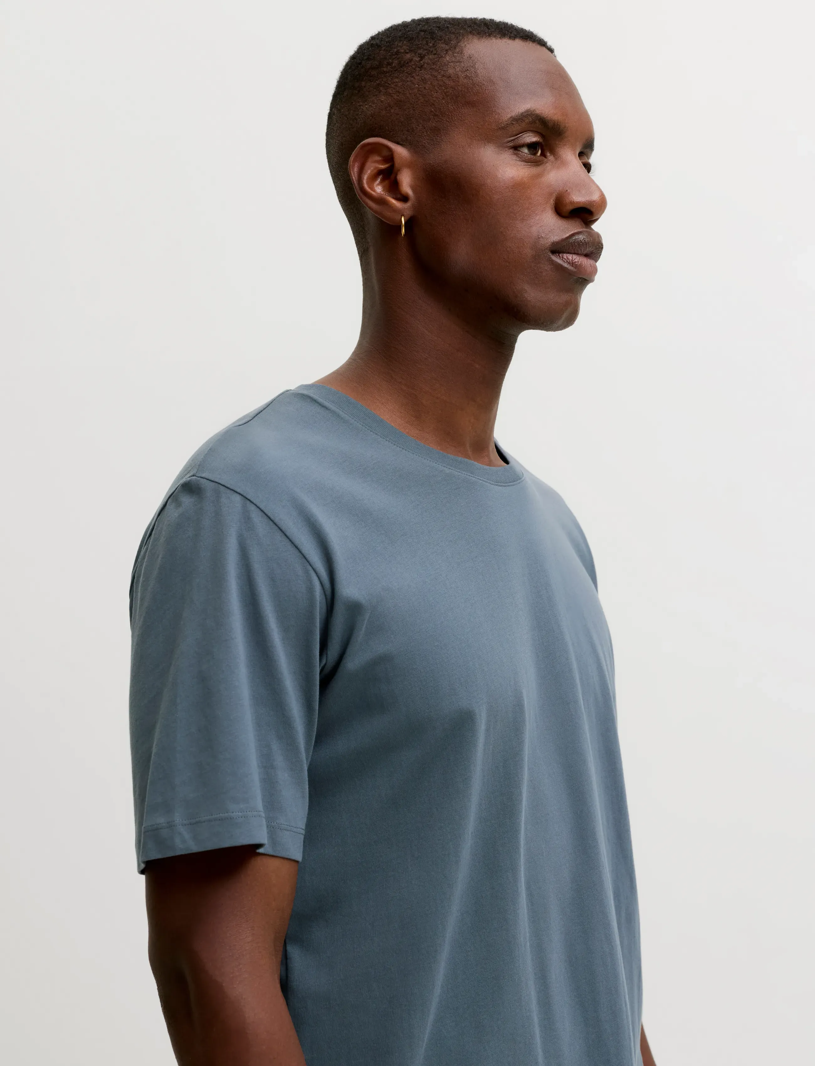 Jack & Jones - JJEORGANIC BASIC TEE SS O-NECK NOOS - lühikeste varrukatega t-särgid - turbulence - 5