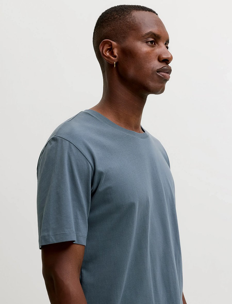 Jack & Jones - JJEORGANIC BASIC TEE SS O-NECK NOOS - kurzärmelige t-shirts - turbulence - 5