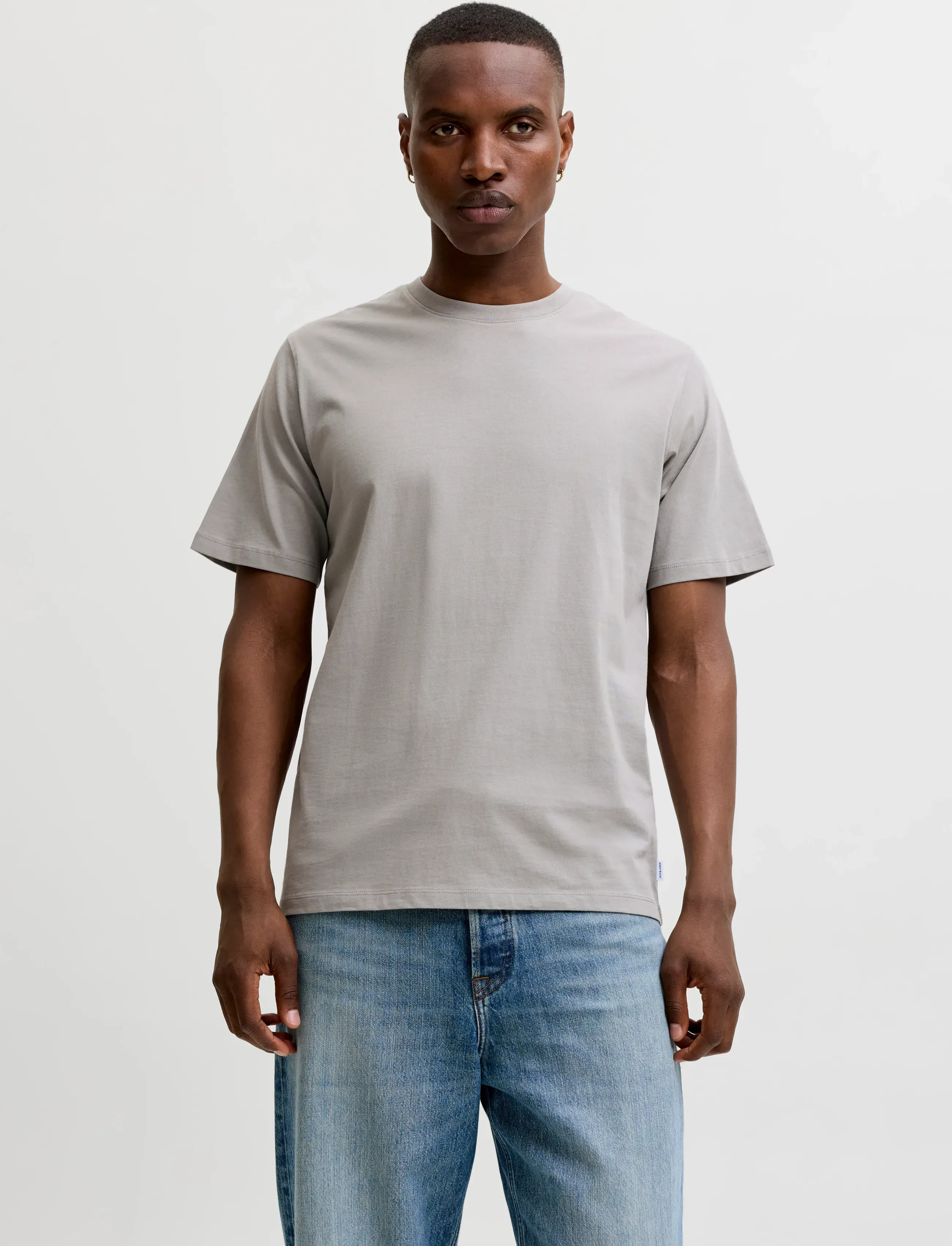 Jack & Jones JJEORGANIC BASIC TEE SS O-NECK NOOS - T-särgid - ULTIMATE GREY / grey