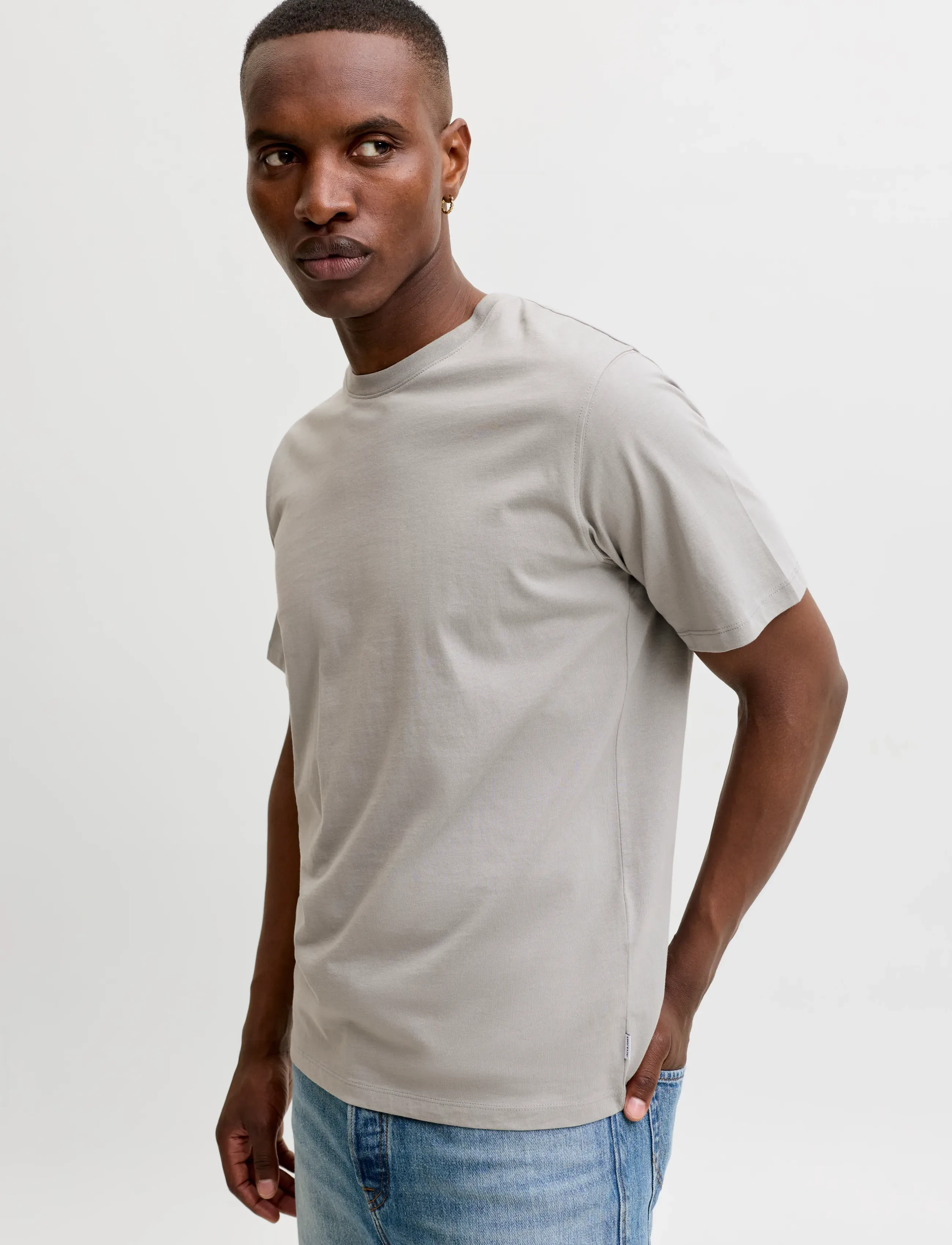JACK & JONES Jjeorganic Basic Tee Ss O-Neck Noos t-shirts - bas herr – bild 5