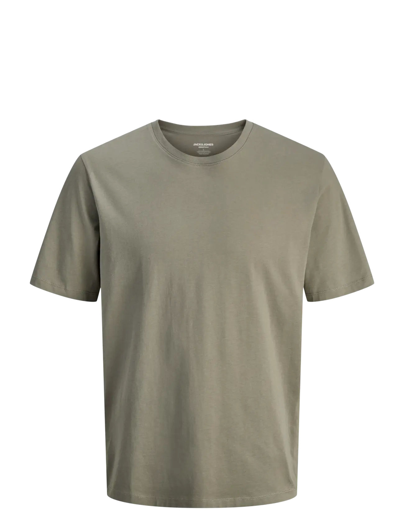 JJEORGANIC BASIC TEE SS O-NECK NOOS - VETIVER