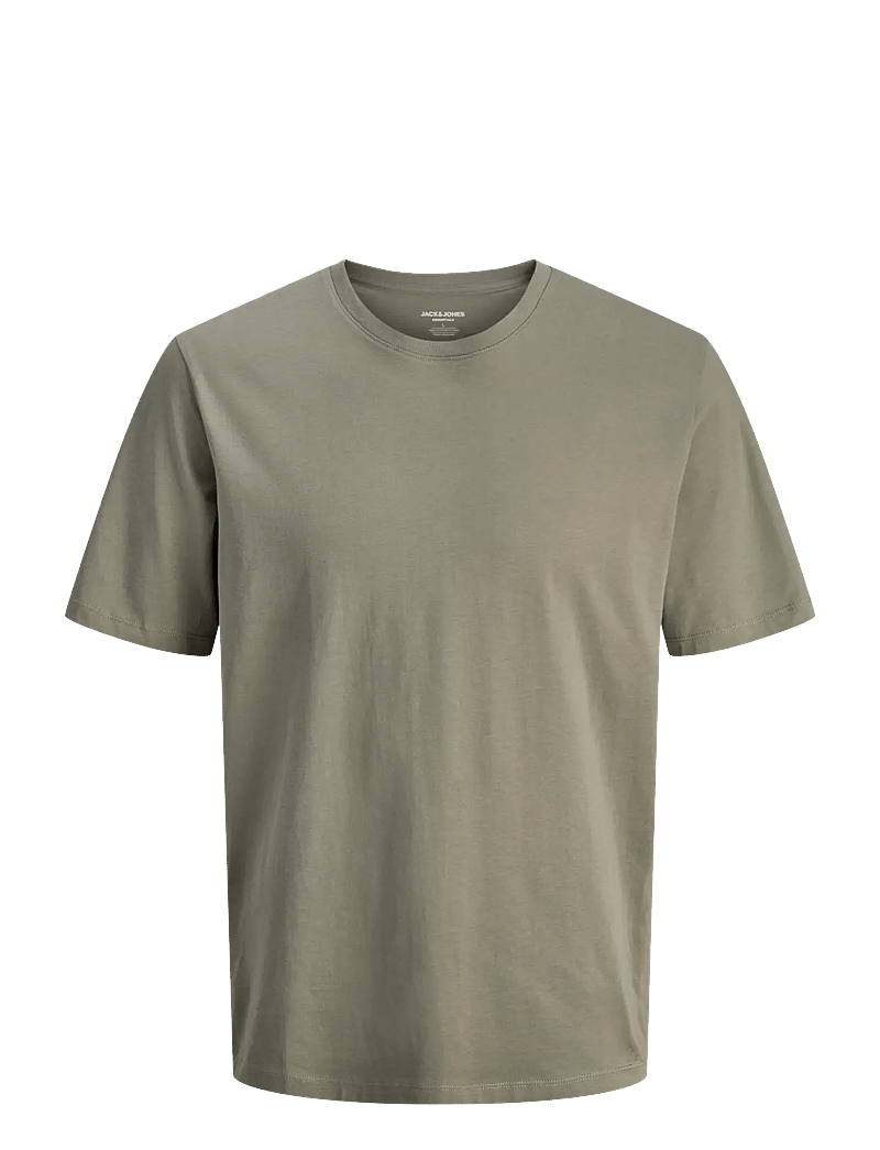 Jack & Jones - JJEORGANIC BASIC TEE SS O-NECK NOOS - kurzärmelig - vetiver - 1