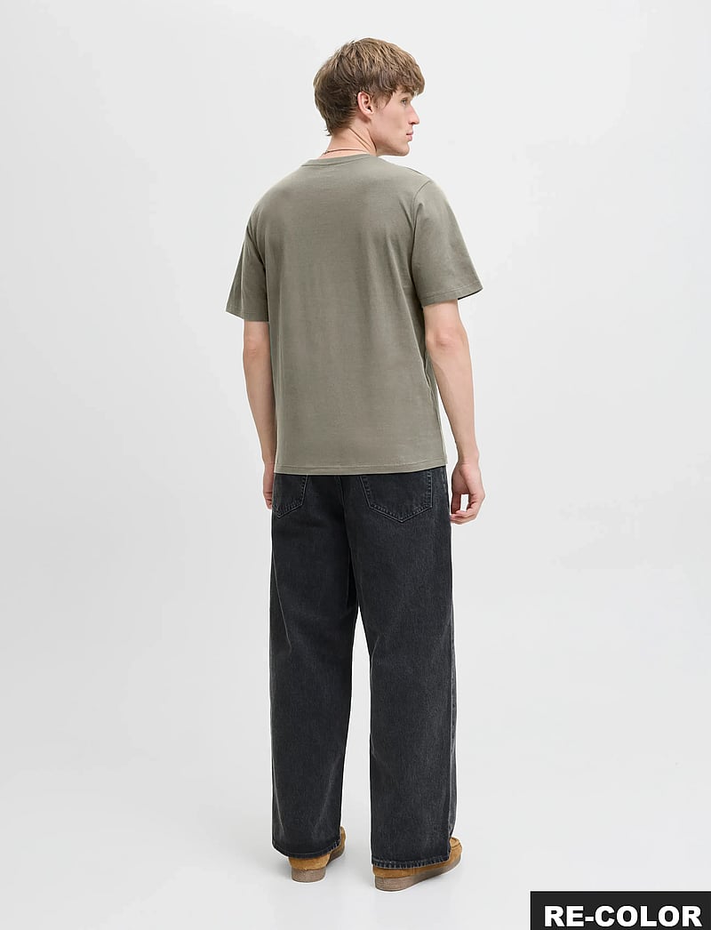 Jack & Jones - JJEORGANIC BASIC TEE SS O-NECK NOOS - kurzärmelig - vetiver - 3