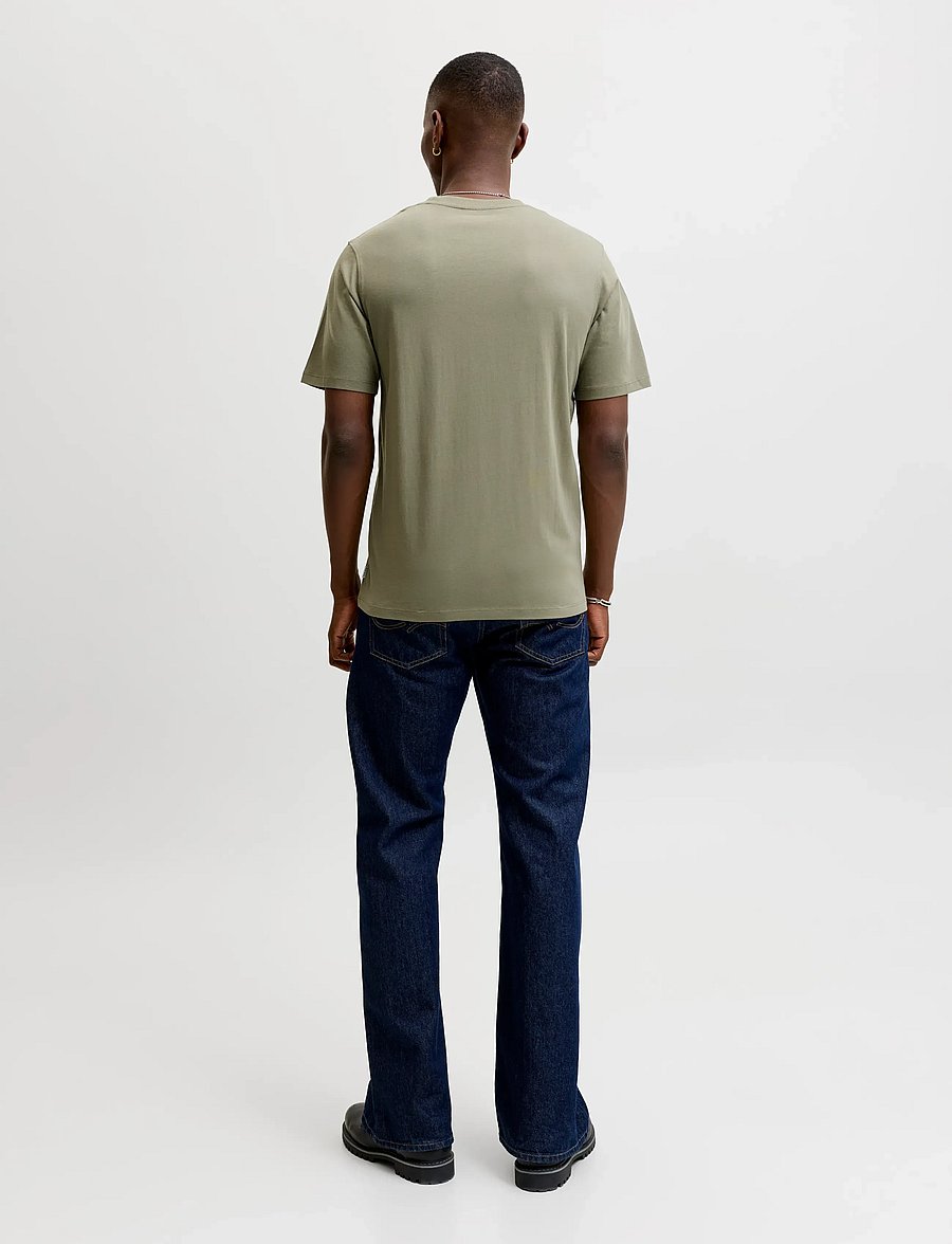 Jack & Jones - JJEORGANIC BASIC TEE SS O-NECK NOOS - kurzärmelig - vetiver - 3