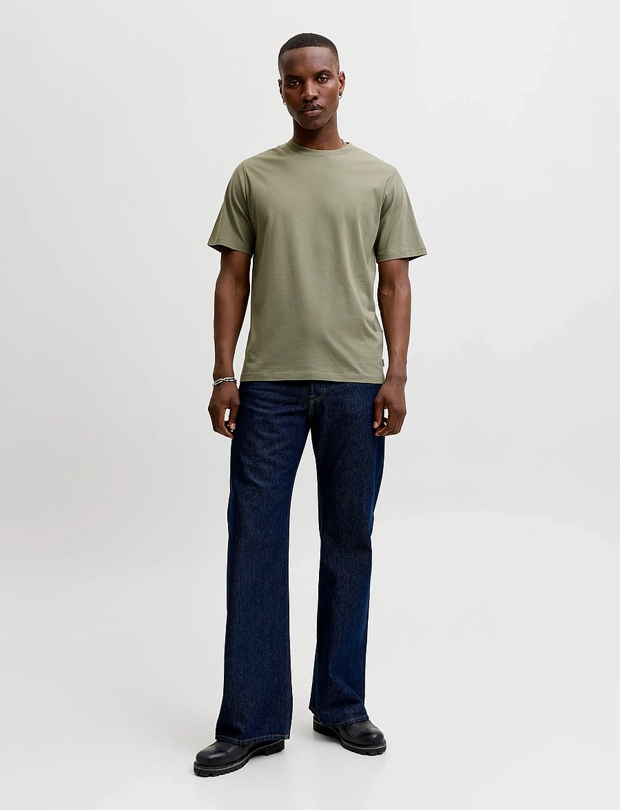 Jack & Jones - JJEORGANIC BASIC TEE SS O-NECK NOOS - kurzärmelig - vetiver - 4