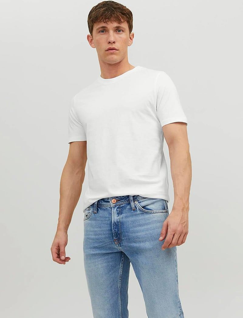 Jack & Jones - JJEORGANIC BASIC TEE SS O-NECK NOOS - kurzärmelig - white - 0