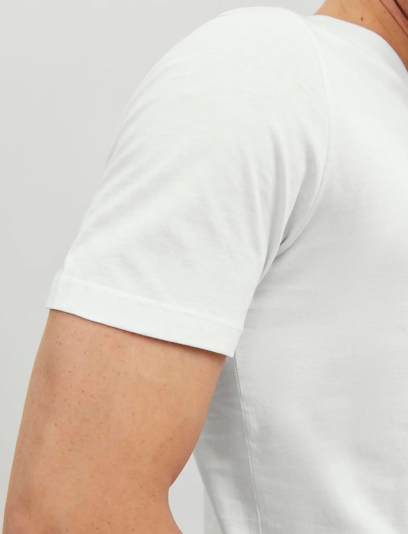Jack & Jones - JJEORGANIC BASIC TEE SS O-NECK NOOS - kurzärmelig - white - 5