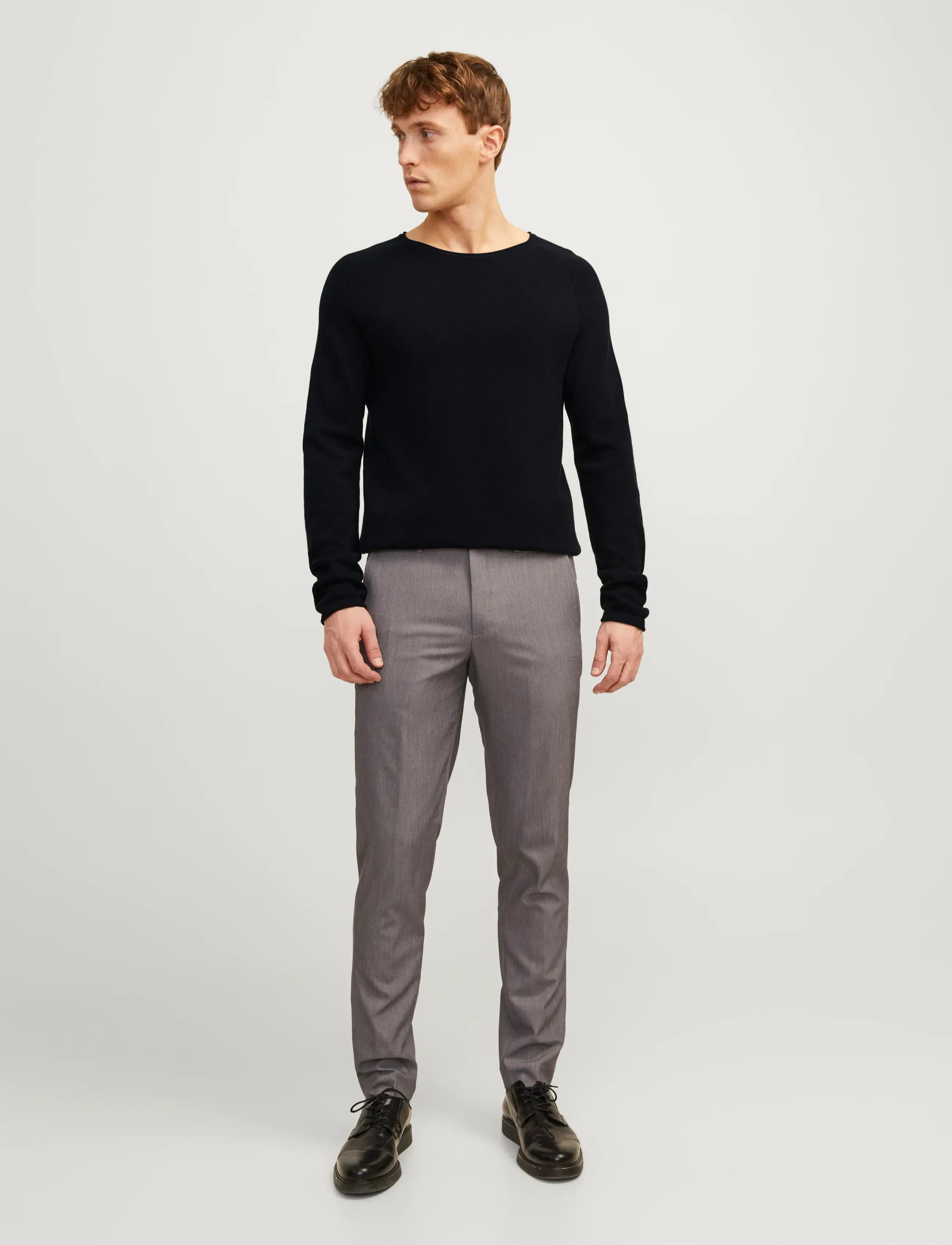 Jack & Jones - JJEHILL KNIT CREW NECK NOOS - rund hals - black - 4