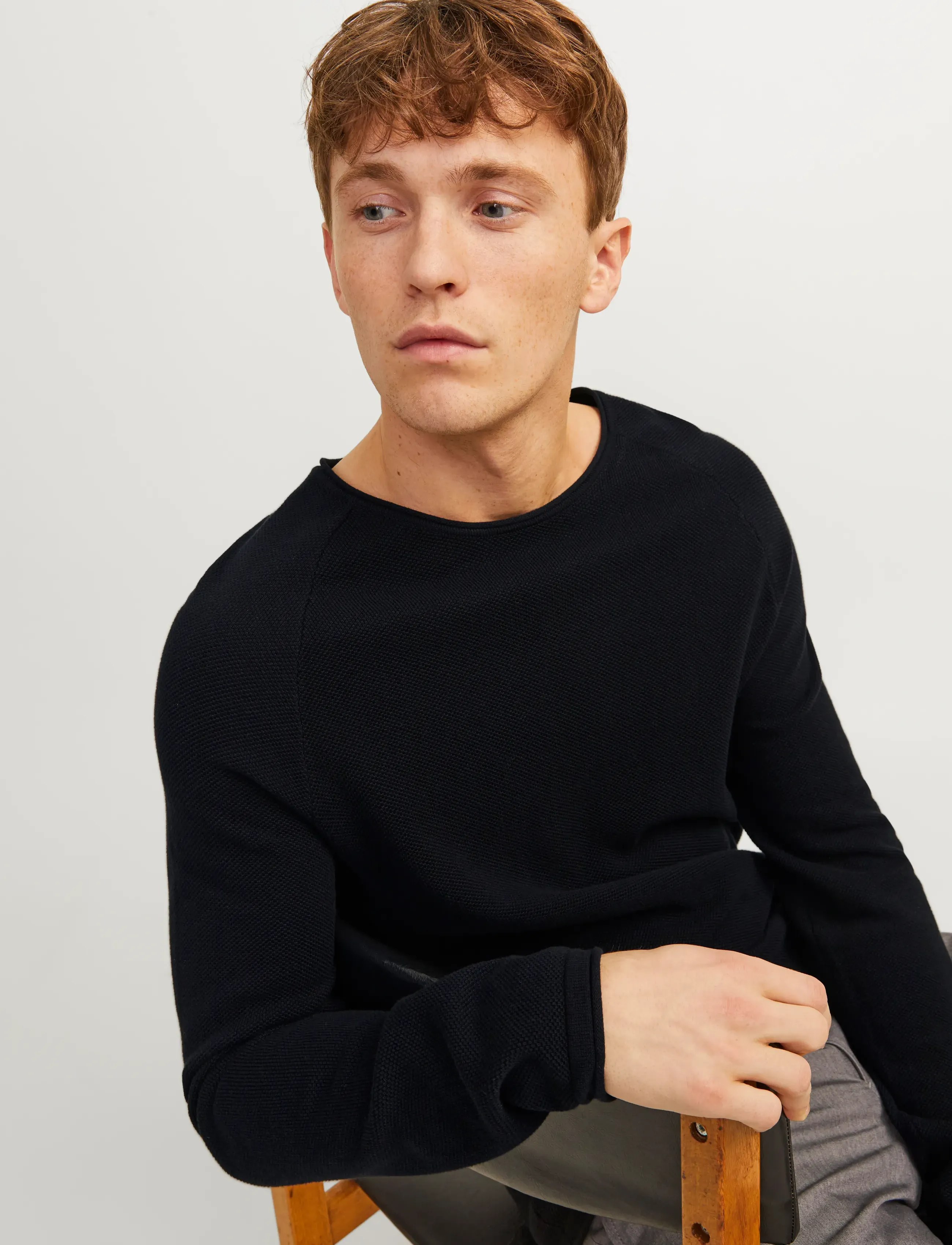 JACK & JONES Jjehill Knit Crew Neck Noos stickade tröjor herr – bild 5
