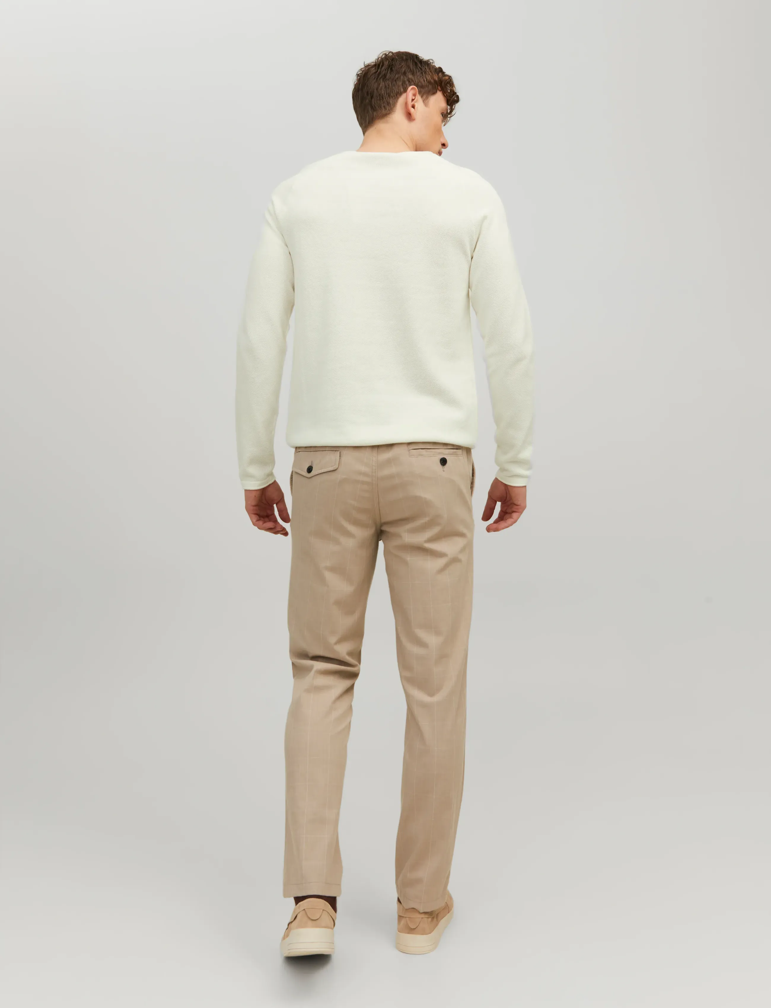 Jack & Jones - JJEHILL KNIT CREW NECK NOOS - rundhals - cloud dancer - 2