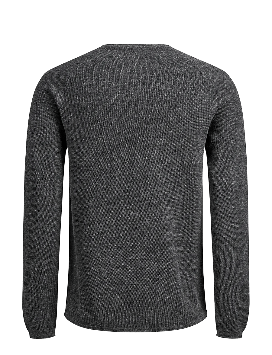 Jack & Jones - JJEHILL KNIT CREW NECK NOOS - rund hals - dark grey melange - 2