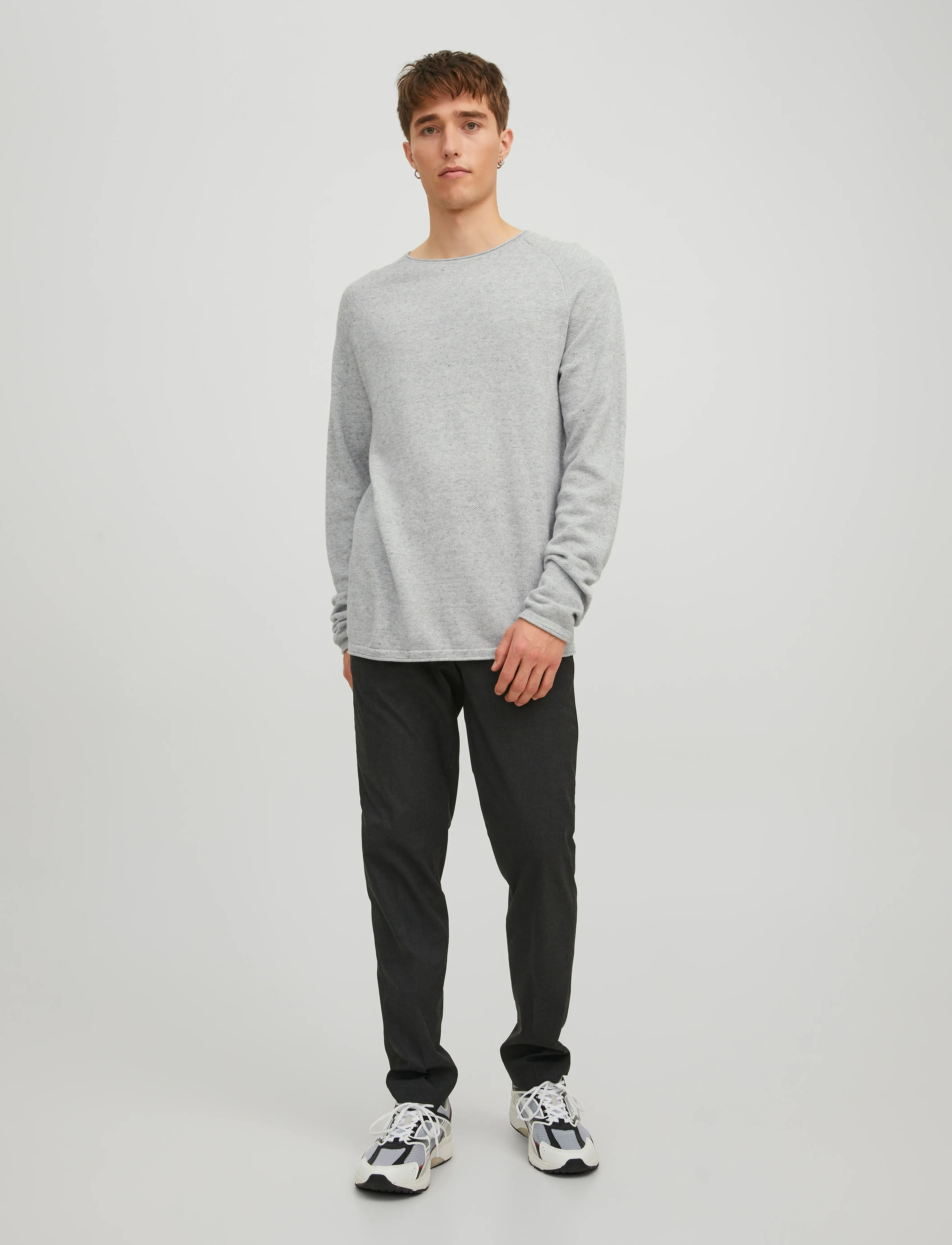 JACK & JONES Jjehill Knit Crew Neck Noos stickade tröjor herr – bild 6