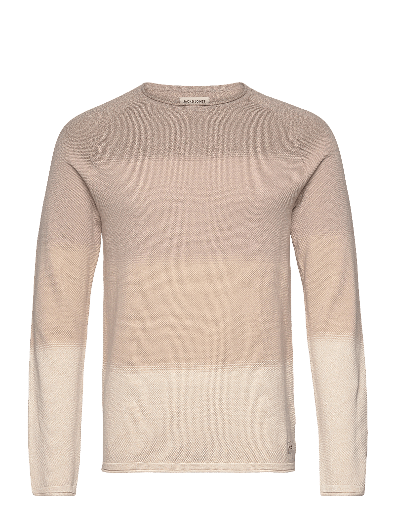 Jack & Jones - JJEHILL KNIT CREW NECK NOOS - rundhals - oatmeal - 1