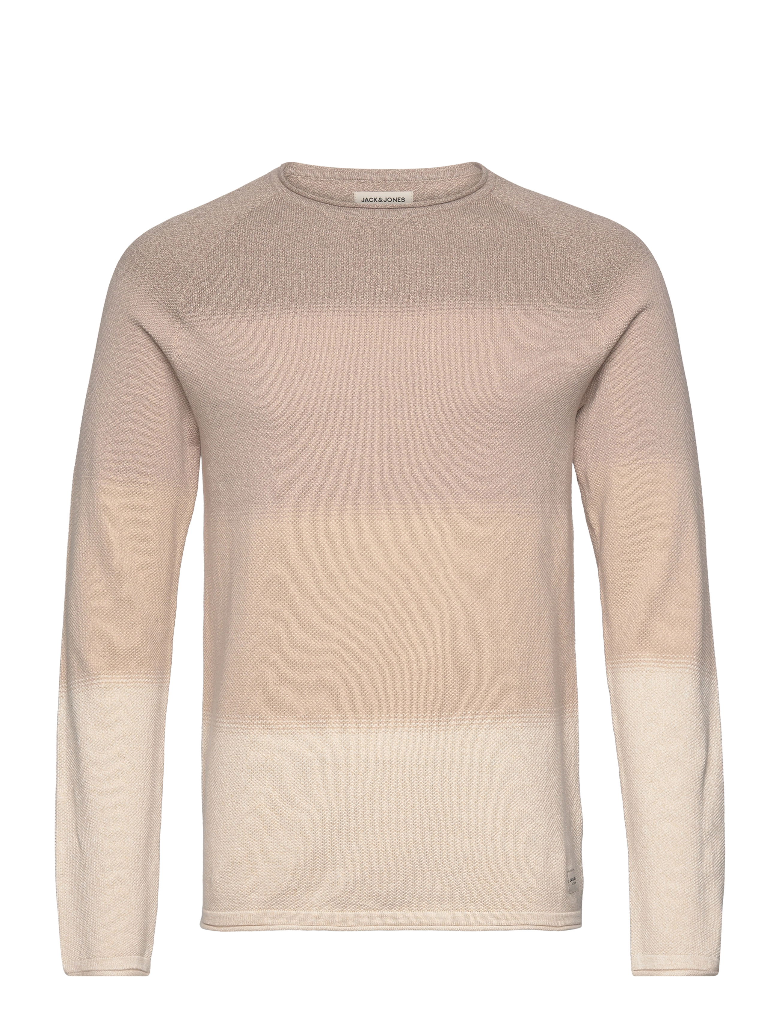 Jack & Jones JJEHILL KNIT CREW NECK NOOS - Strik - OATMEAL / beige