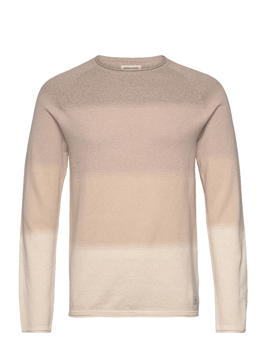 Jack & Jones - JJEHILL KNIT CREW NECK NOOS - rundhals - oatmeal - 1