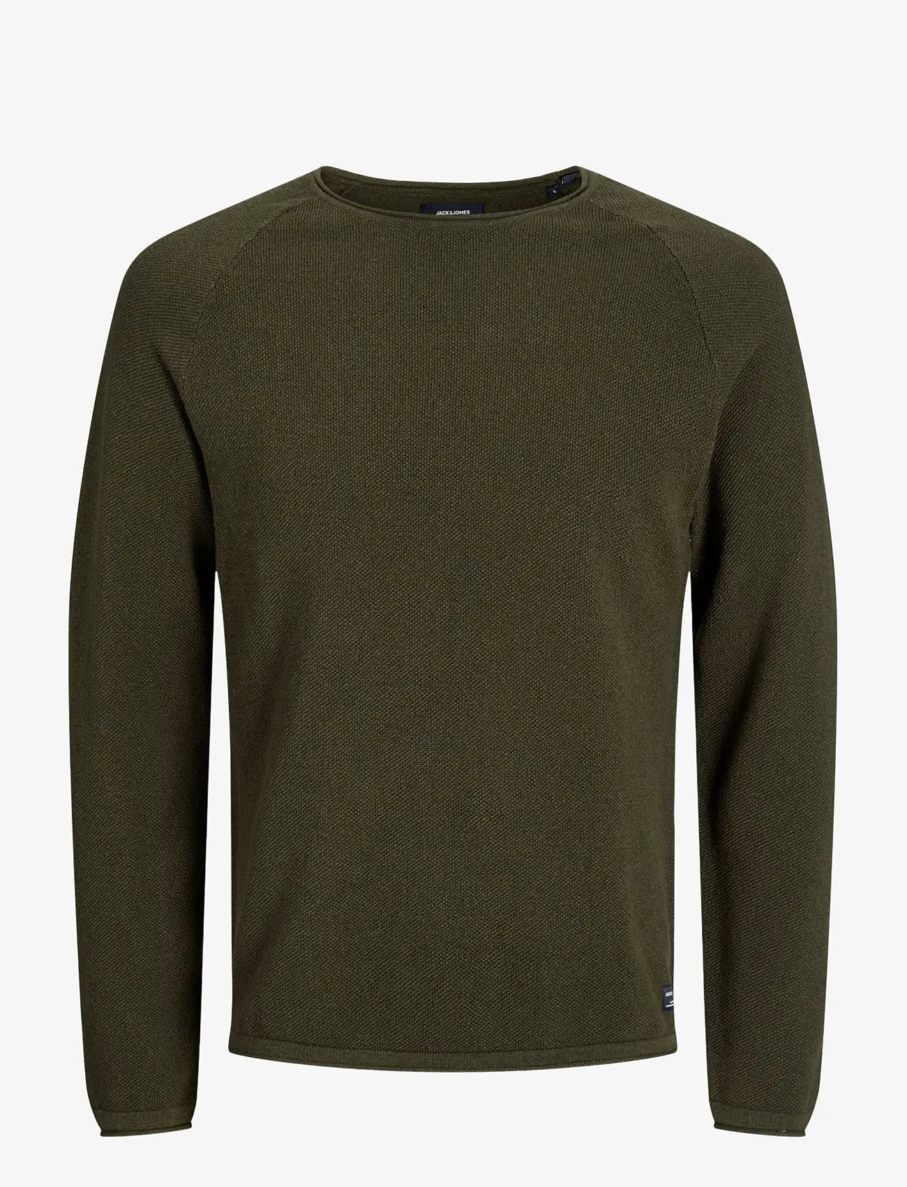 Jack & Jones - JJEHILL KNIT CREW NECK NOOS - pyöreäaukkoiset - olive night - 1